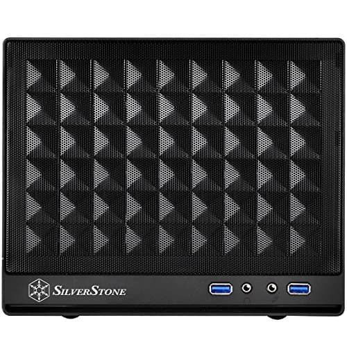 SilverStone SST-SG13B - Sugo Mini-ITX kompaktes Cube Gehäuse, Mesh-Frontblende, schwarz Bild 7