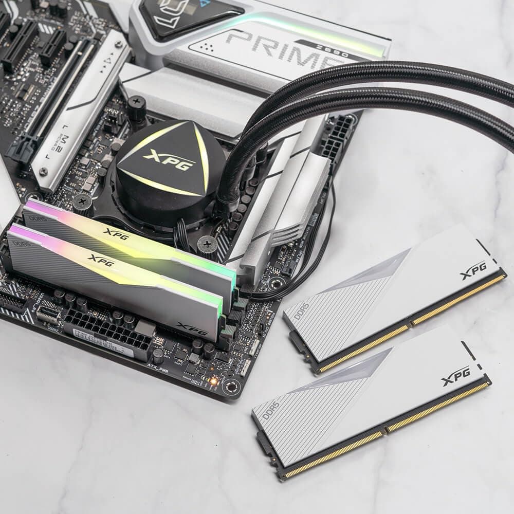 ADATA DDR5 64 GB 6000-32 K2 Lancer RGB W XPG-Serie, Weiß Bild 3