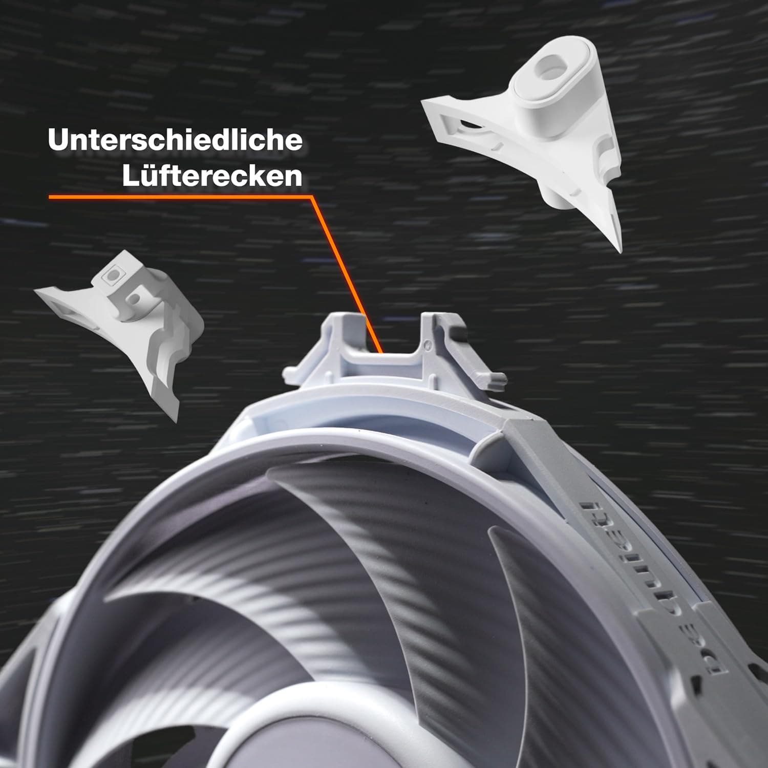 be quiet! Silent Wings 4 140mm PWM high-speed White Lüfter, optimierte Lüfterblätter, außergewöhnlich hohe Performance, maximaler Luftdruck, sehr leise, 6-Pol-Lüftermotor, Fluid-Dynamic-Lager, BL117 Bild 7