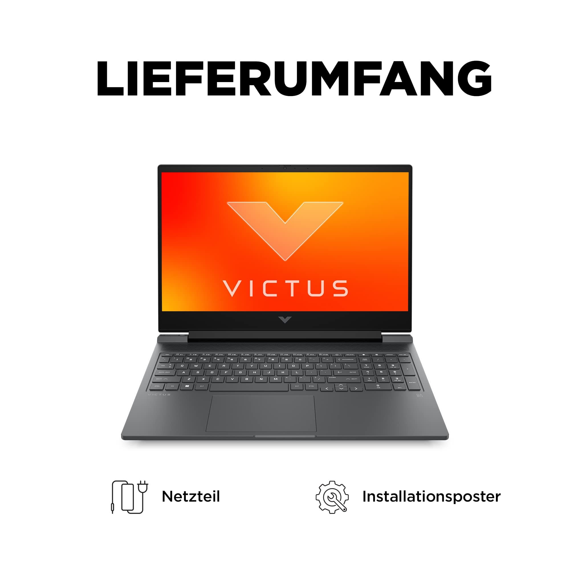 HP Victus Gaming Laptop, 16,1" FHD 144Hz Display, AMD Ryzen 7-7840HS, 16GB DDR5 RAM, 1TB SSD, NVIDIA GeForce RTX 4070, QWERTZ, Windows 11, Mica Silver AMD Ryzen 7-7840HS NVIDIA GeForce RTX 4070 Bild 8