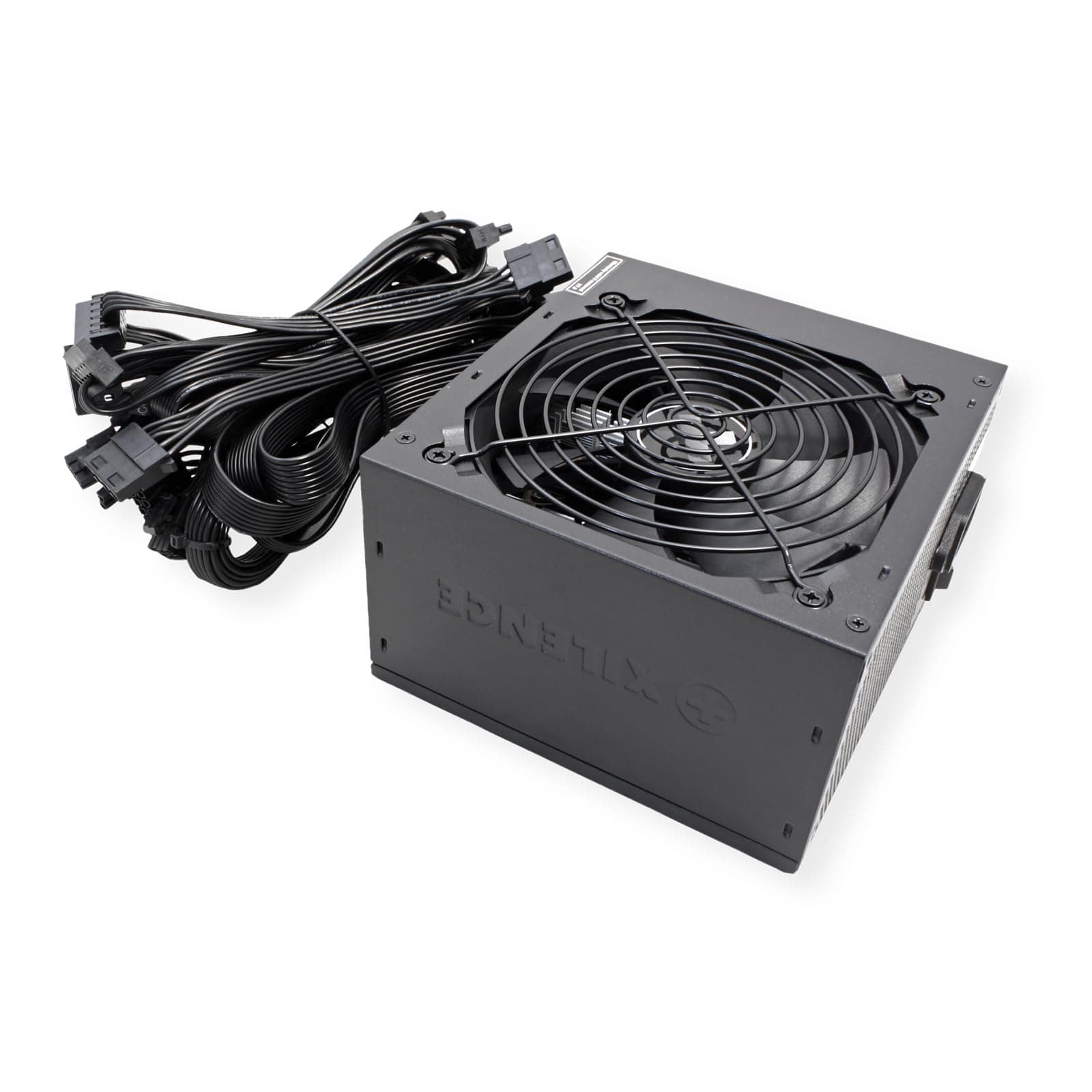 Xilence XP750R6.2 ATX 750W PC Netzteil, 80+ Zertifizierung, Gaming, Non-modular, 1x20+4PIN, 1xCPU 4+4PIN, 1xCPU 8PIN, 2xPCI-E 6+2PIN, 3xHDD, 5xSATA, leiser 120mm Lüfter, bis 600mm Kabellänge, schwarz Bild 3