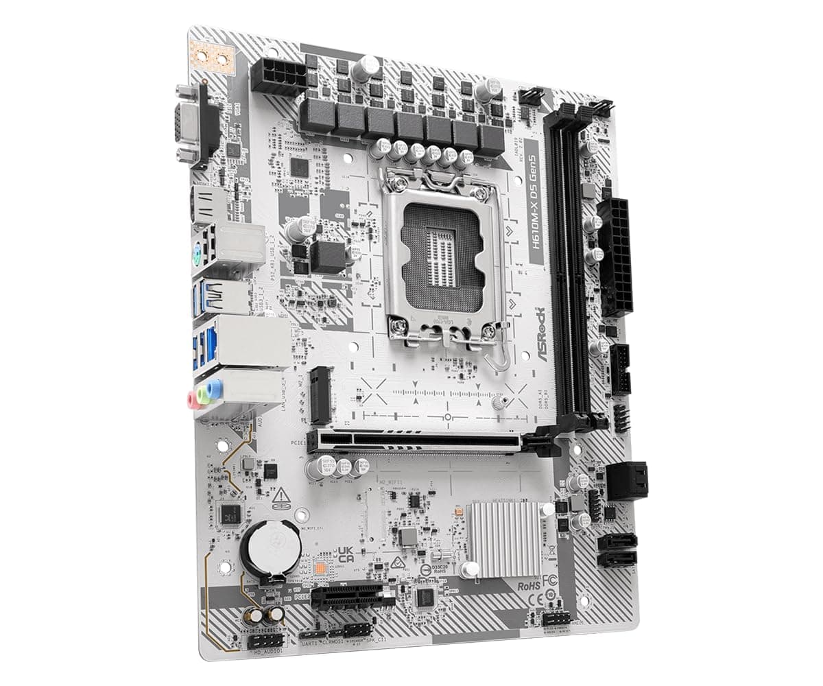 ASRock H610M-HDV/M.2 D5 Gen5 Mainboard (LGA1700, mATX, DDR5, PCIe 5.0) Bild 6