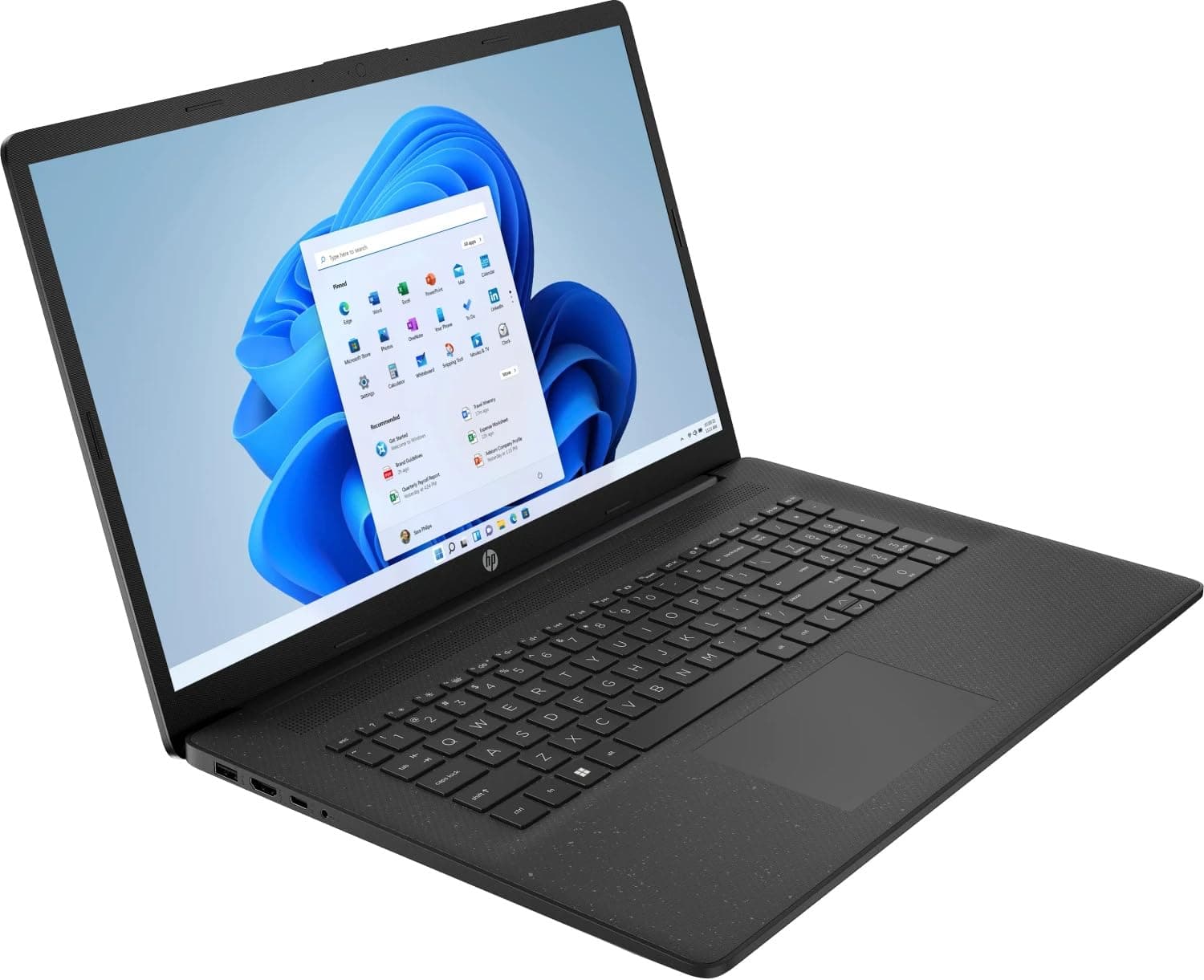 HP (17,3 Zoll HD++ Notebook (AMD Athlon Silver 3050U 2x3.20 GHz, 16 GB DDR4, 512 GB SSD, AMD Radeon Graphics, BT, USB 3.0, LAN, WLAN, Windows 11 Prof., MS Office) #7316 17.3 HD+ - Athlon 3050 - 16GB - 512 SSD 17.3 Zoll Bild 2