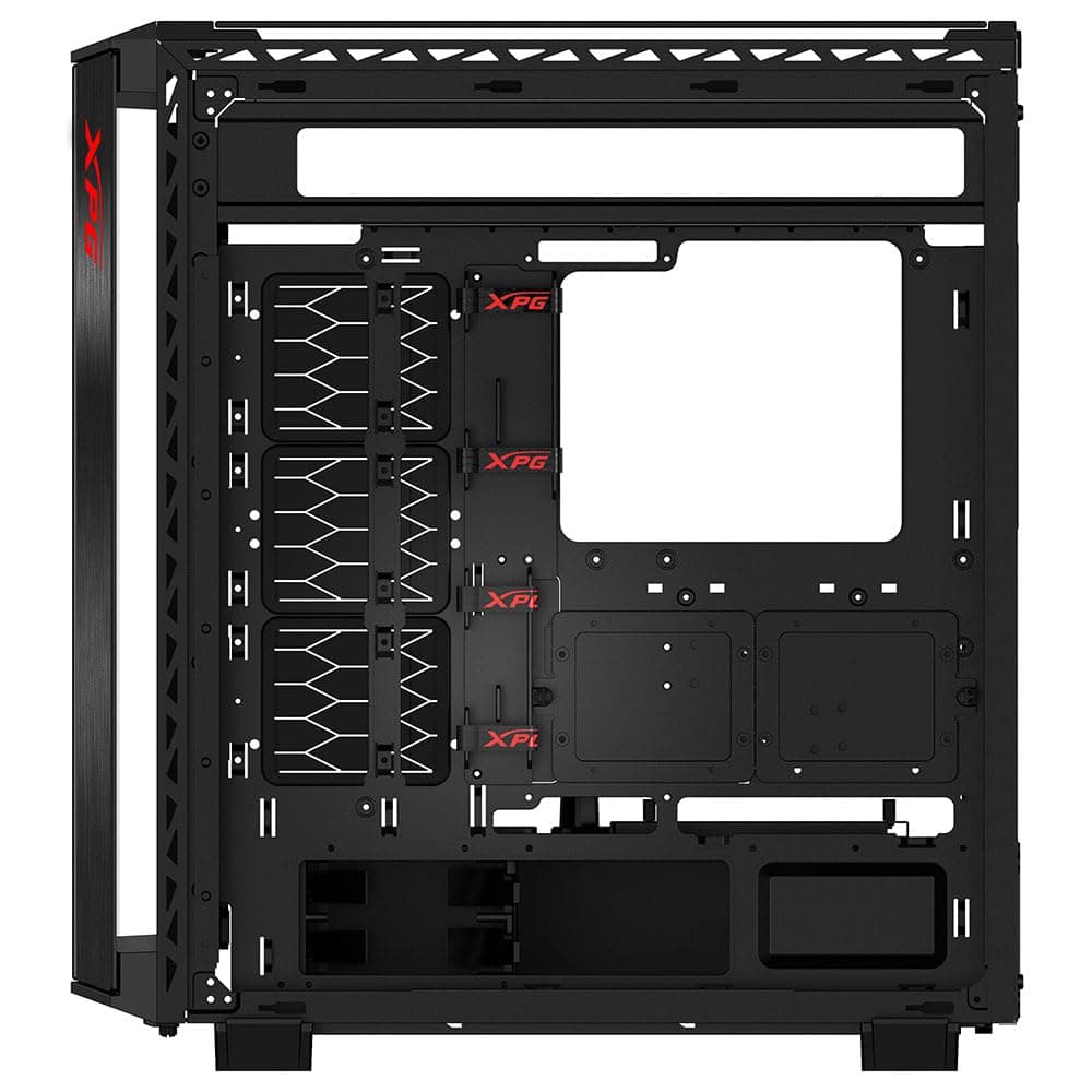 XPG BATTLECRUISER II ST E-ATX 4 Fan ARGB gehärtetes Glas, schwarz, BATTLECRUISERIIST-BKC Bild 7