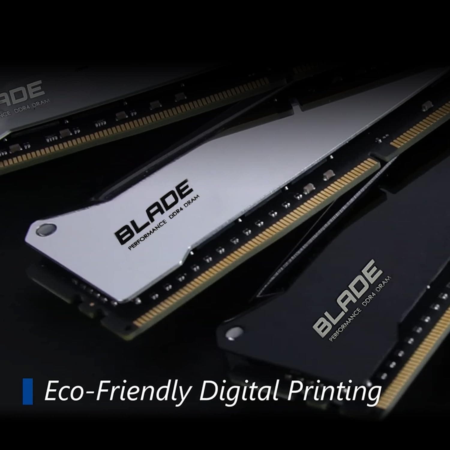 OLOy DDR4 RAM 16GB (2x8GB) Black Hairline Blade RGB 3600MHz CL18 1.35V 288pin Desktop Gaming UDIMM (MD4U0836180BRKDA) Bild 6