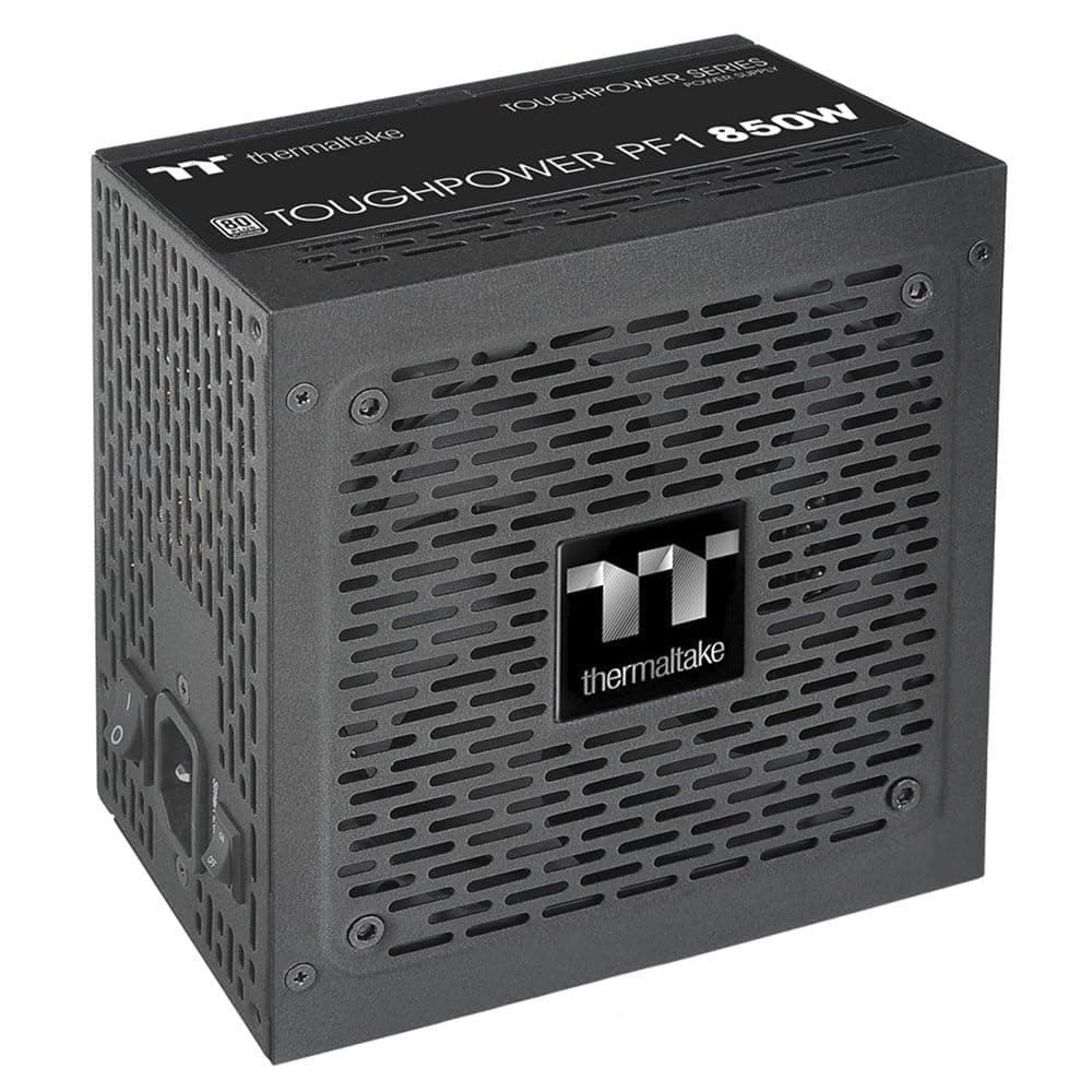 Thermaltake Toughpower PF1 850W | PC-ATX-Netzteil | 80-Plus-Platinum | voll-modular | leiser 140 Lüfter | EU Zertifiziert | schwarz Bild 2