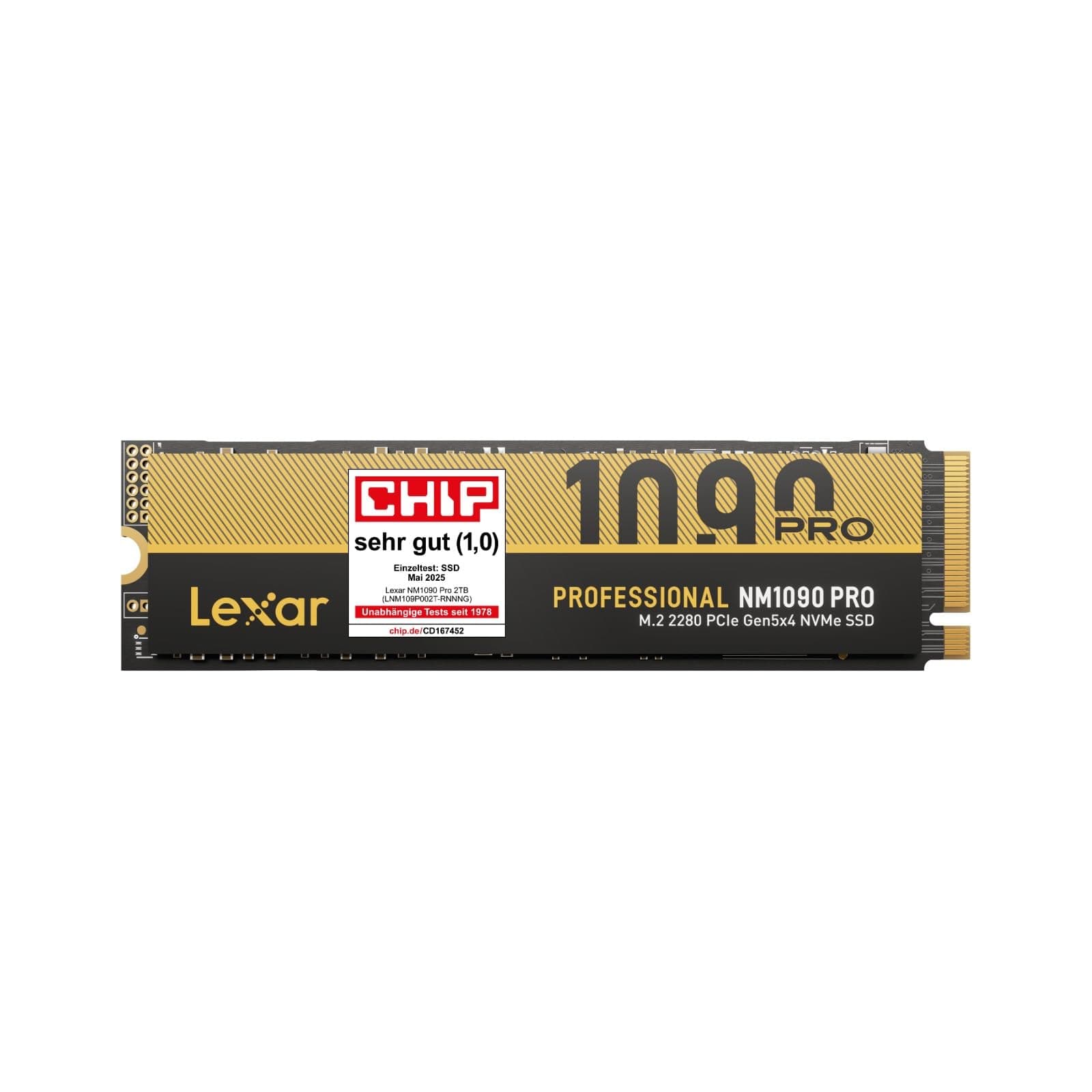 Lexar SSD 2TB PCIe 5.0 Gen5 NVMe SSD - Bis zu 14.000MB/s, Erweiterte Thermokontrolle, DirectStorage-SSD für AI-Lasten, Gaming & Content-Erstellung Laptop/PC Bild 2