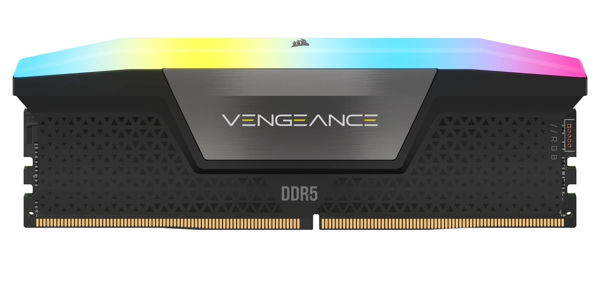 CORSAIR Vengeance RGB DDR5 RAM 32GB (2x16GB) 7000MHz CL34 Intel XMP 3.0 Desktop-Arbeitsspeicher – Schwarz (CMH32GX5M2X7000C34) Bild 7