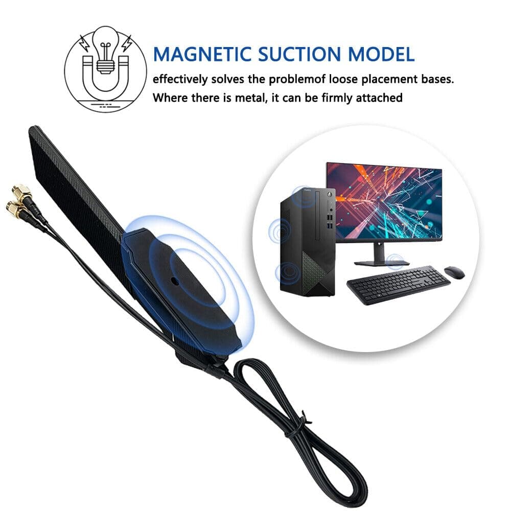 WiFi-Antenne für MSI B650-S Z690 A520M-A B450M-A B760I X570S GIGABYTE Z790 B650 B550M B550 GIGABYTE B450M X670 B760 X670E B760M Z770 9 externe Antenne Schwarz Bild 7