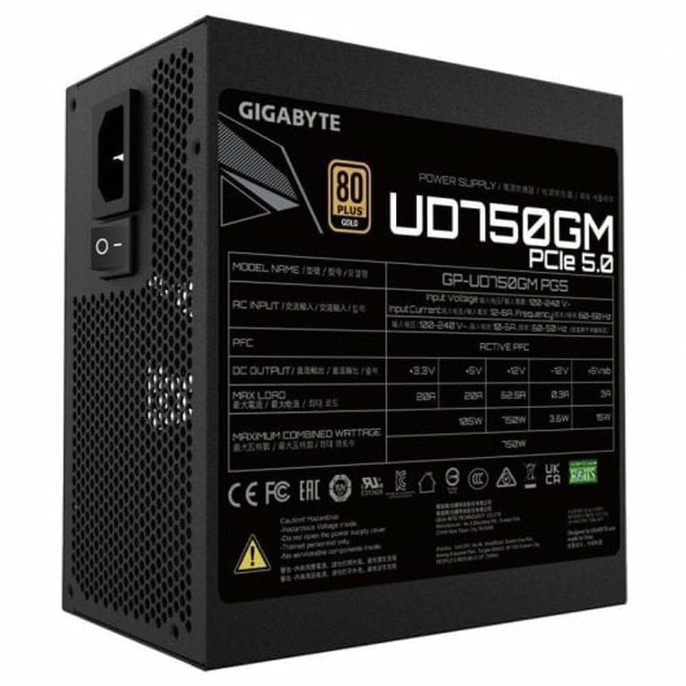Gigabyte UD750GM PG5 750W 80 Plus Gold Full Modular Bild 3