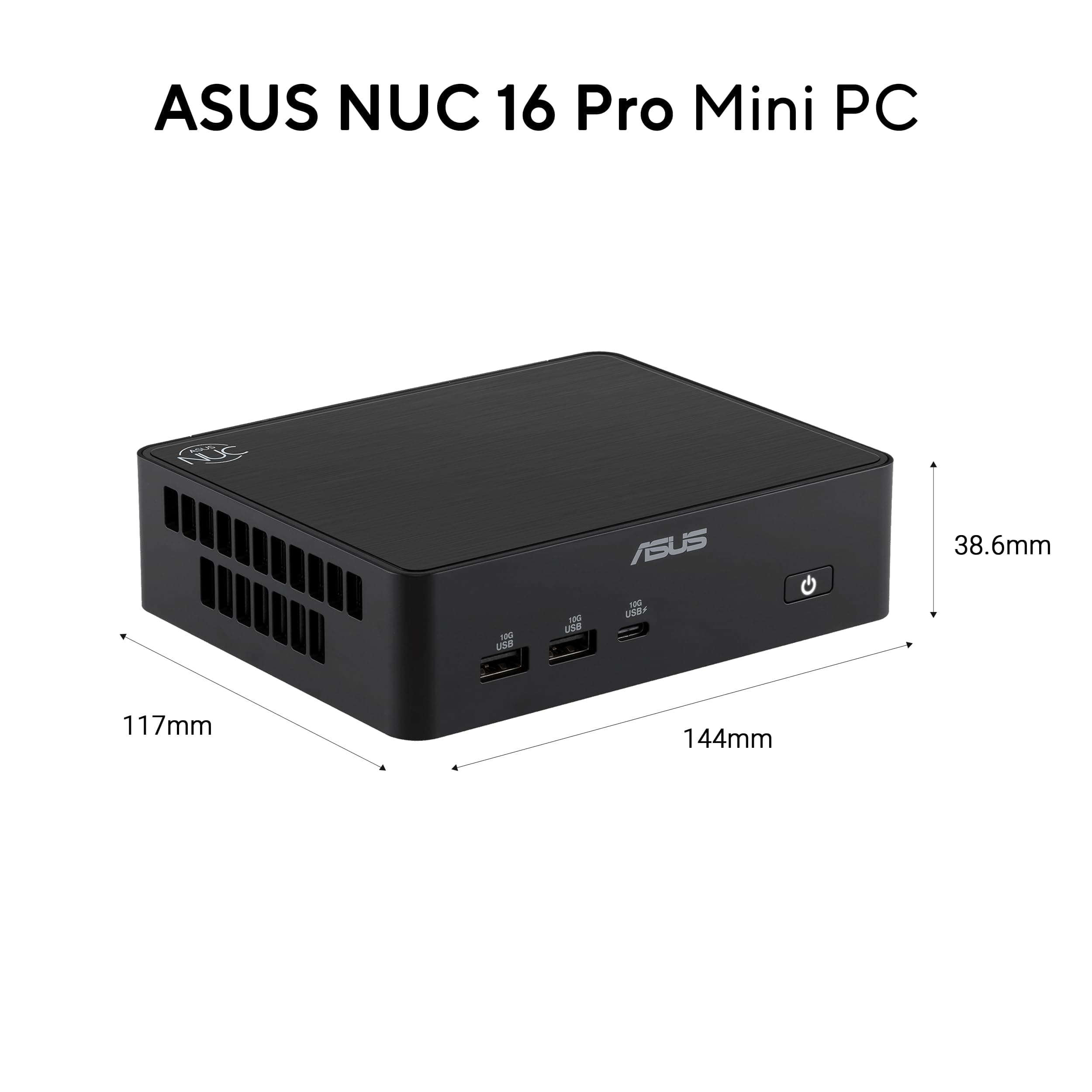 ASUS NUC 16 Pro RNUC16GDKX76C002 (Intel Core Ultra X7 358H,Intel Arc B390 Grafik, Intel WiFi 7, Bluetooth 6.0, ohne Betriebssystem, mit EU-Netzkabel, bis 180 TOPS, unterstützt OpenClaw & Hermes Agent) Bild 3