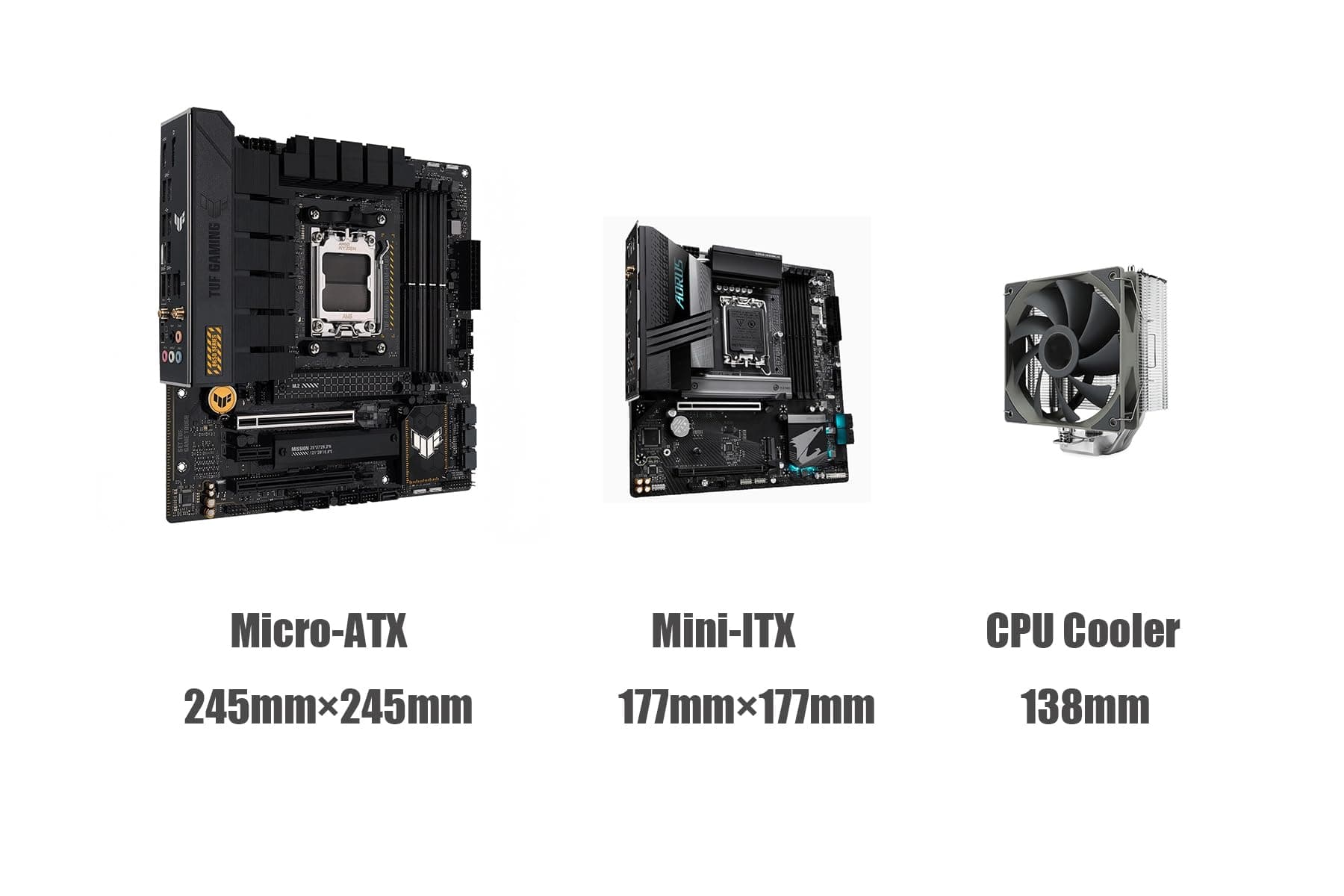 V500 Mini Tragbares M-ATX/ITX Computergehäuse, Mini-Tower-Gehäuse, Vollseitiges transparentes Acryl-DIY-Desktop-Gehäuse mit Griff, unterstützt 320 mm GPU-Größe(Weiß-2.0) Bild 8