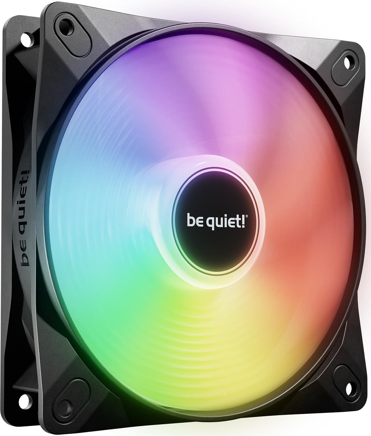 be quiet! Light Wings LX 120mm PWM high-speed Lüfter, Beleuchteter Hub und mattierte Lüfterblätter, vielzählige Farben und Effekte, ARGB-Kabel mit Möglichkeit zur Reihenschaltung Bild 2