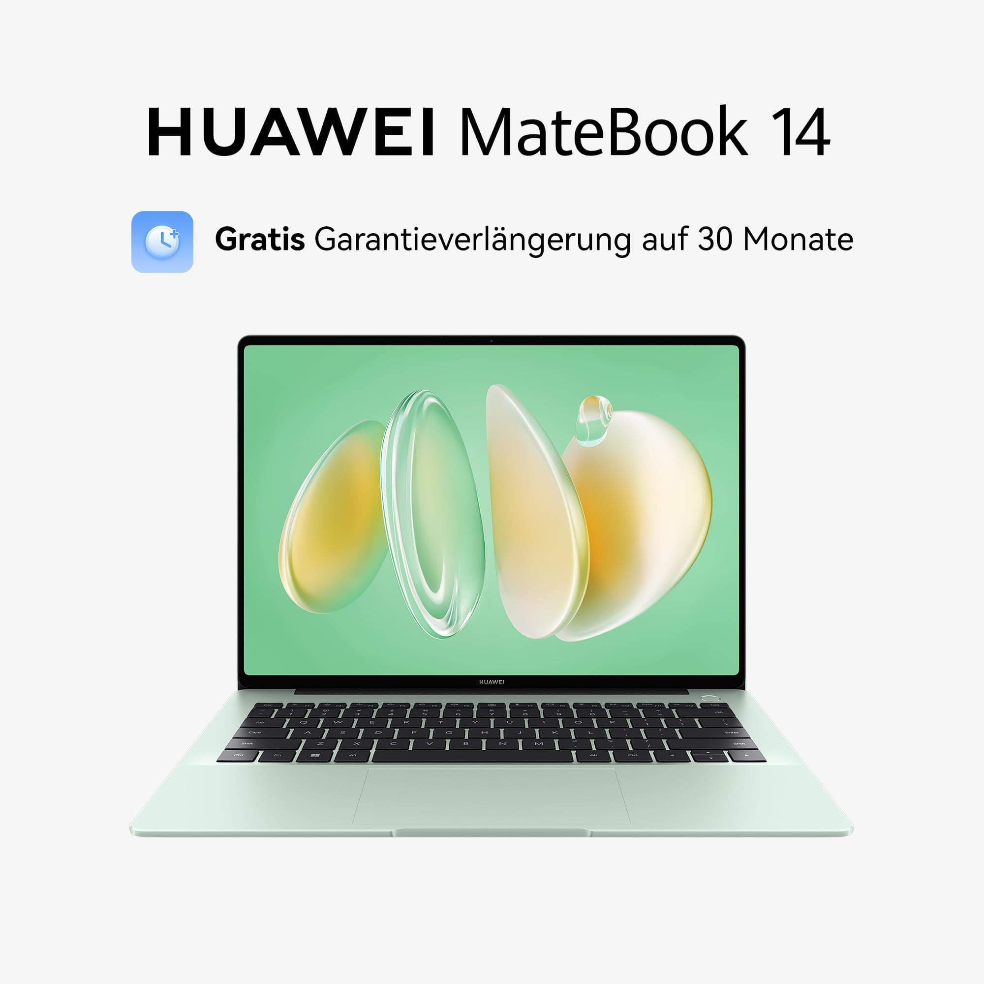 HUAWEI MateBook 14 Laptop, 14.2" 2,8 K OLED Handschrift-Bildschirm mit Touchsteuerung, Ultraschlankes Design, Intel Core Ultra 7 Processors, 16GB+1TB, 19-Hour Continuous Video Playback, Grün Intel Core Ultra 7 16 GB+1 TB Bild 8