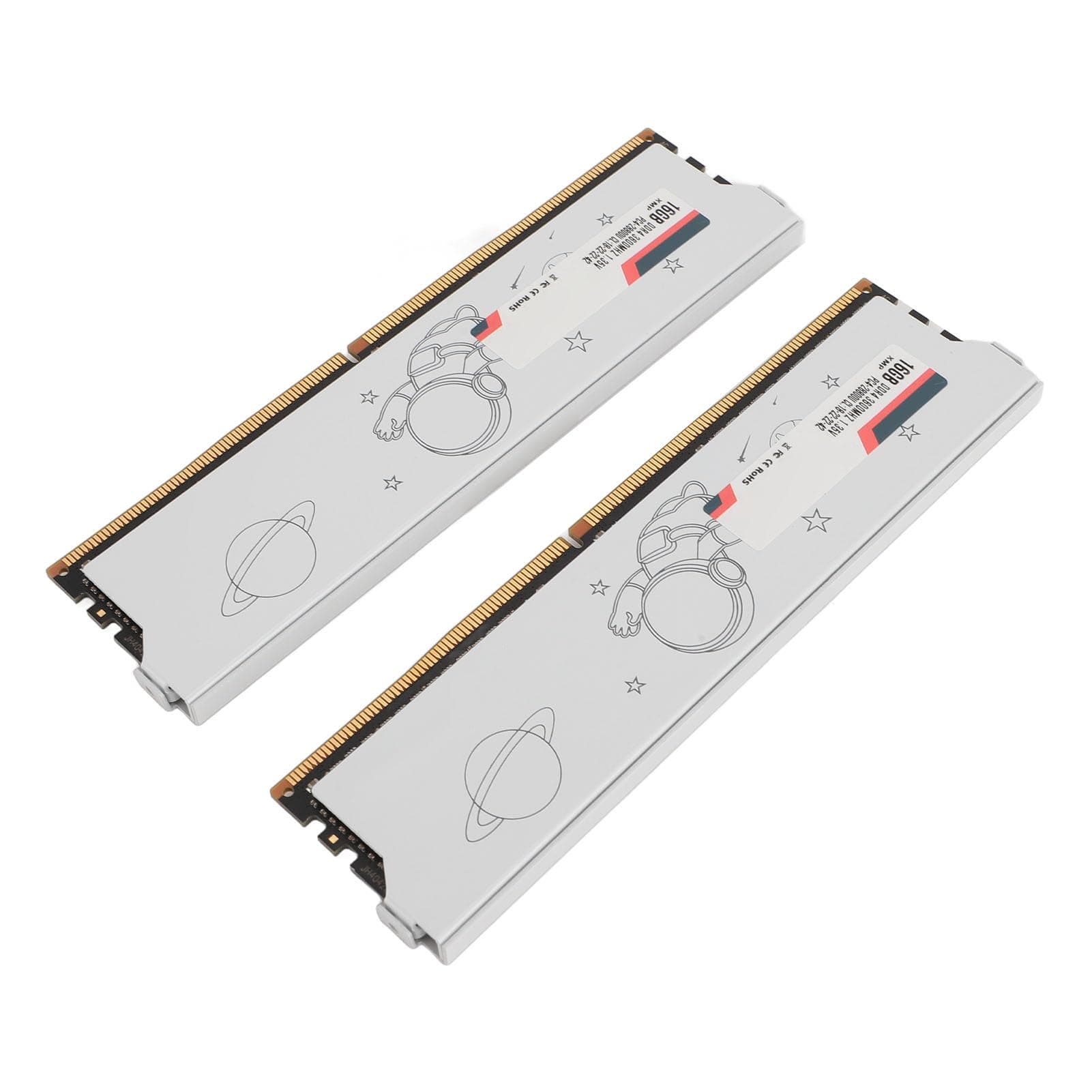 DDR4 RAM Hochkompatibles Metall-Desktop-Gaming-PC-Speichermodul für Computer, Bandbreite 28800 25600, 2 Einheiten Desktop (DDR4 3600 MHz 32 GB (2 x 16 GB)) Bild 5