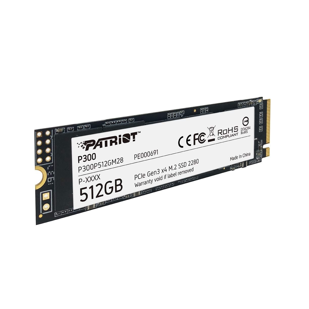 Patriot P300 512GB Interne SSD - NVMe PCIe Gen 3x4 - M.2 2280 - Solid State Drive - P300P512GM28 Bild 7