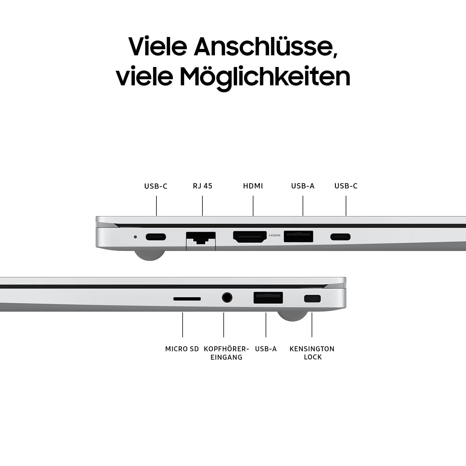 Samsung Galaxy Book4, 15,6 Zoll-Notebook, Windows-Laptop, Intel Core 5, 16 GB RAM, 256 GB, Silver Core i5 Bild 3