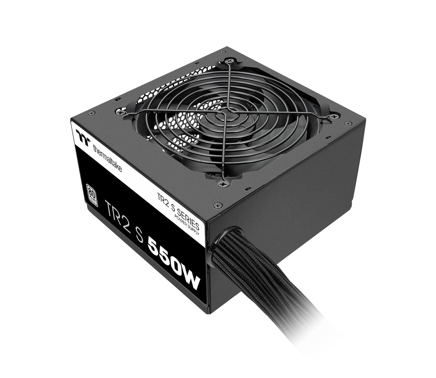 Thermaltake TR2 S 550W | Non Modular | 80 Plus | EU | All Flat Cables | Leiser Betrieb | Hydraulisch gelagerter Lüfter