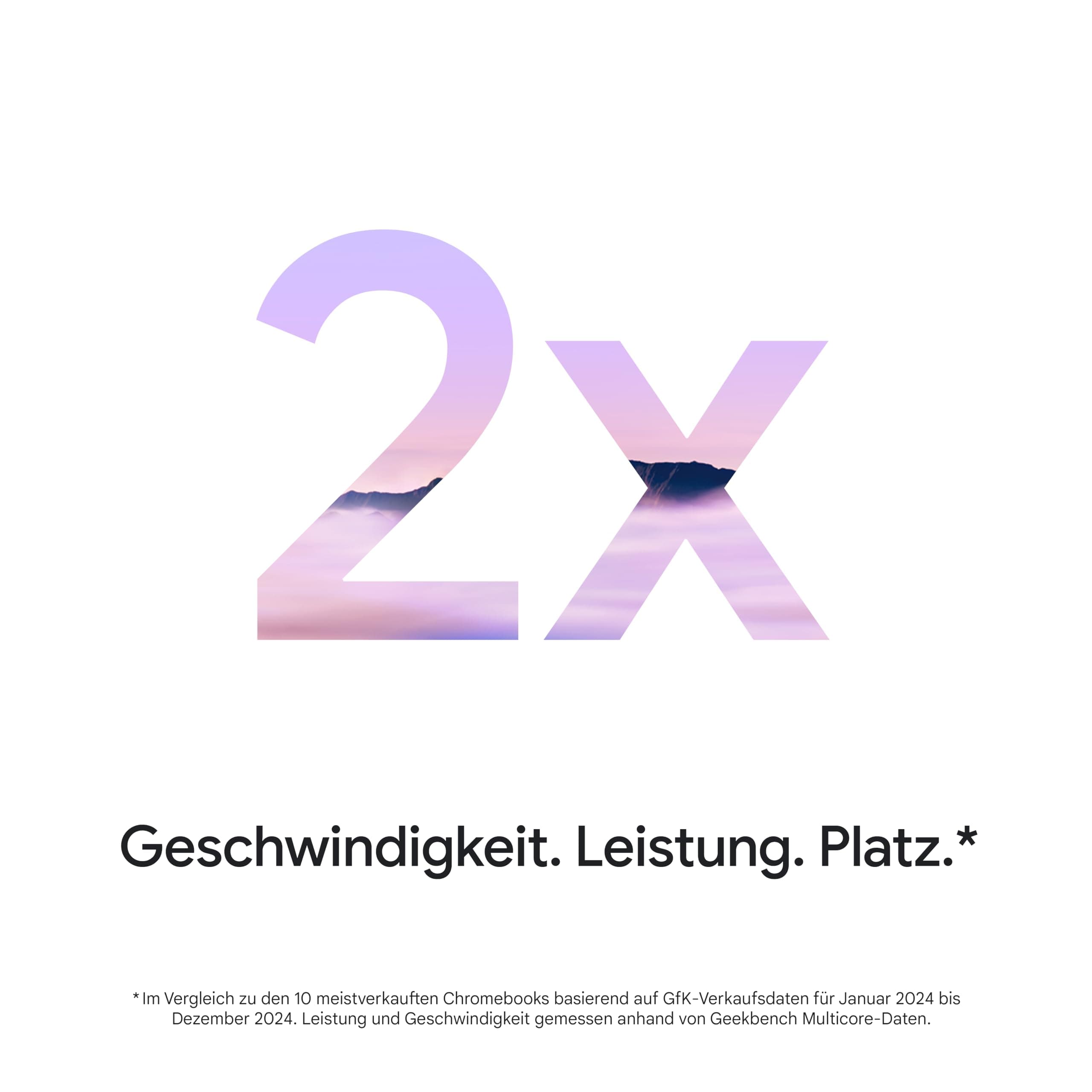 Lenovo Chrome Laptop | 14"WUXGA OLED Touch Display | MediaTek Kompanio Ultra 910 | 16GB RAM | 256GB SSD | ARM Immortalis G925 MC1 Grafik | ChromeOS | QWERTZ | Beleuchtet | Grau | 3 Monate Premium Care Bild 6