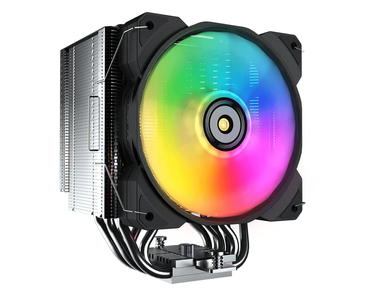 COUGAR Gaming | Luftkühler | Tour Forza 85 RGB – Hochleistungs-Lüfter MHP120 RGB – Design gegen Oxidation des Heatpipes – perfekte Wärmeableitung Bild 2