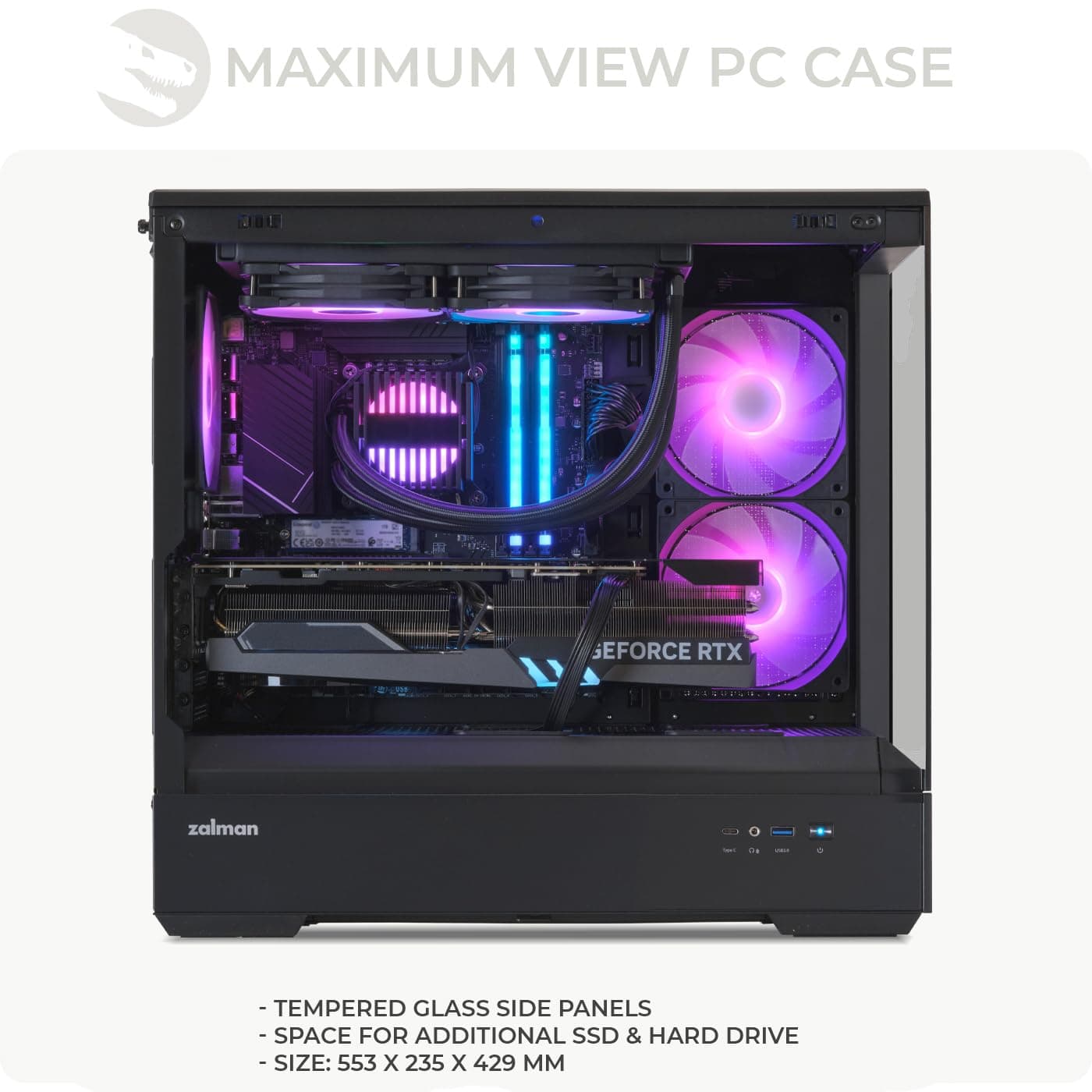 Sedatech Wasserkühlung Gaming PC • RX 9070 XT | AMD Ryzen 9 9950X3D | 32GB DDR5 | 2TB SSD M.2 | WLAN 6E | BT 5.3 | Win 11 10) Ryzen 9 9950X3D - RX 9070 XT Bild 5