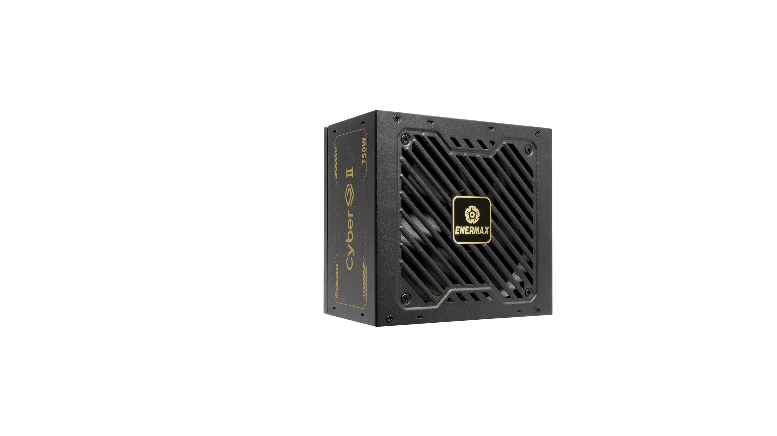 Enermax CYBERG II 750 Watt | Nicht-modulares ATX 3.1-Netzteil | PCIe 5.1 |80 Plus Gold |geräuscharmer 120mm SB-Lüfter | 105°C jap. Kondensatoren |ERV750G-AHG-NAC CYBERG II 750W