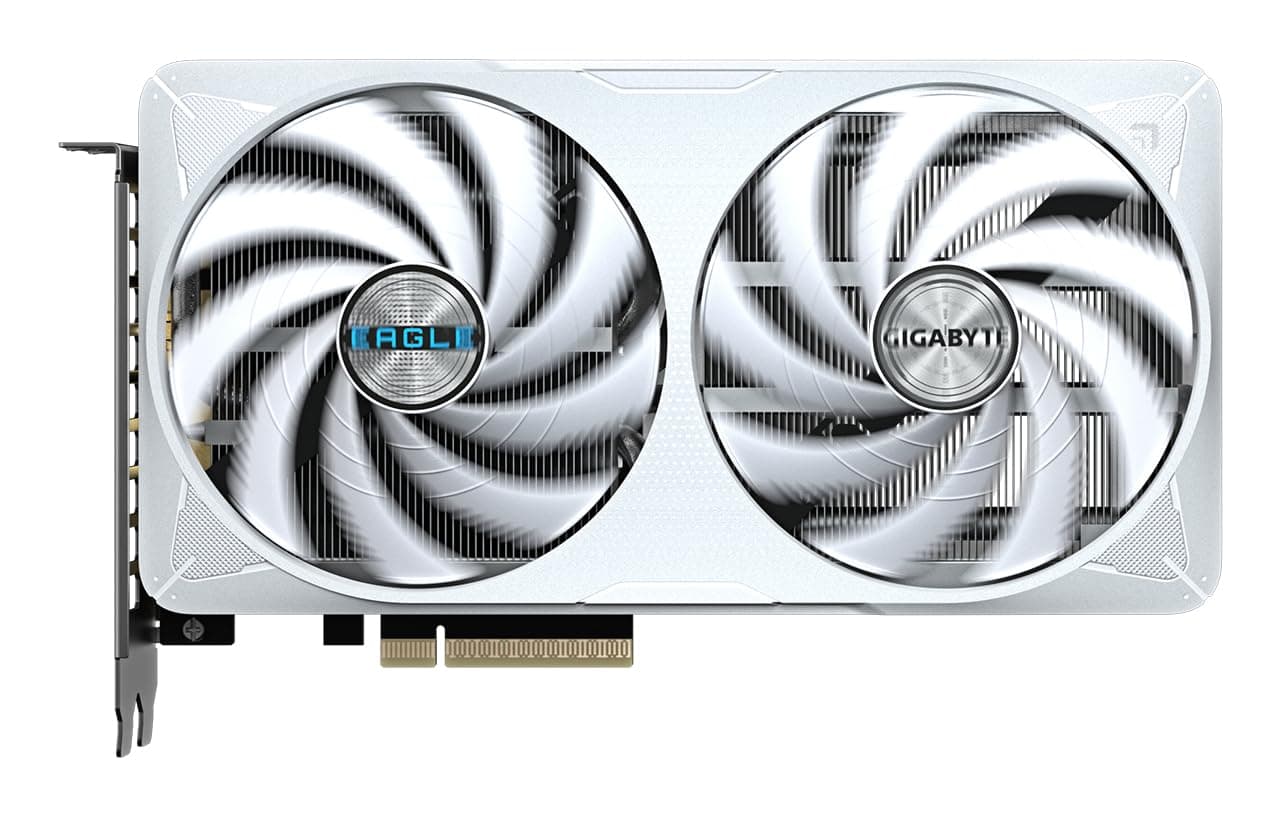 Gigabyte GeForce RTX 5060 Ti Eagle OC Ice 8G Grafikkarte – 8 GB GDDR7, 128 Bit, PCI-E 5.0, 2617 MHz Kernfrequenz, 3 x DisplayPort, 1 x HDMI, GV-N506TEAGLEOC ICE-8GD Bild 3