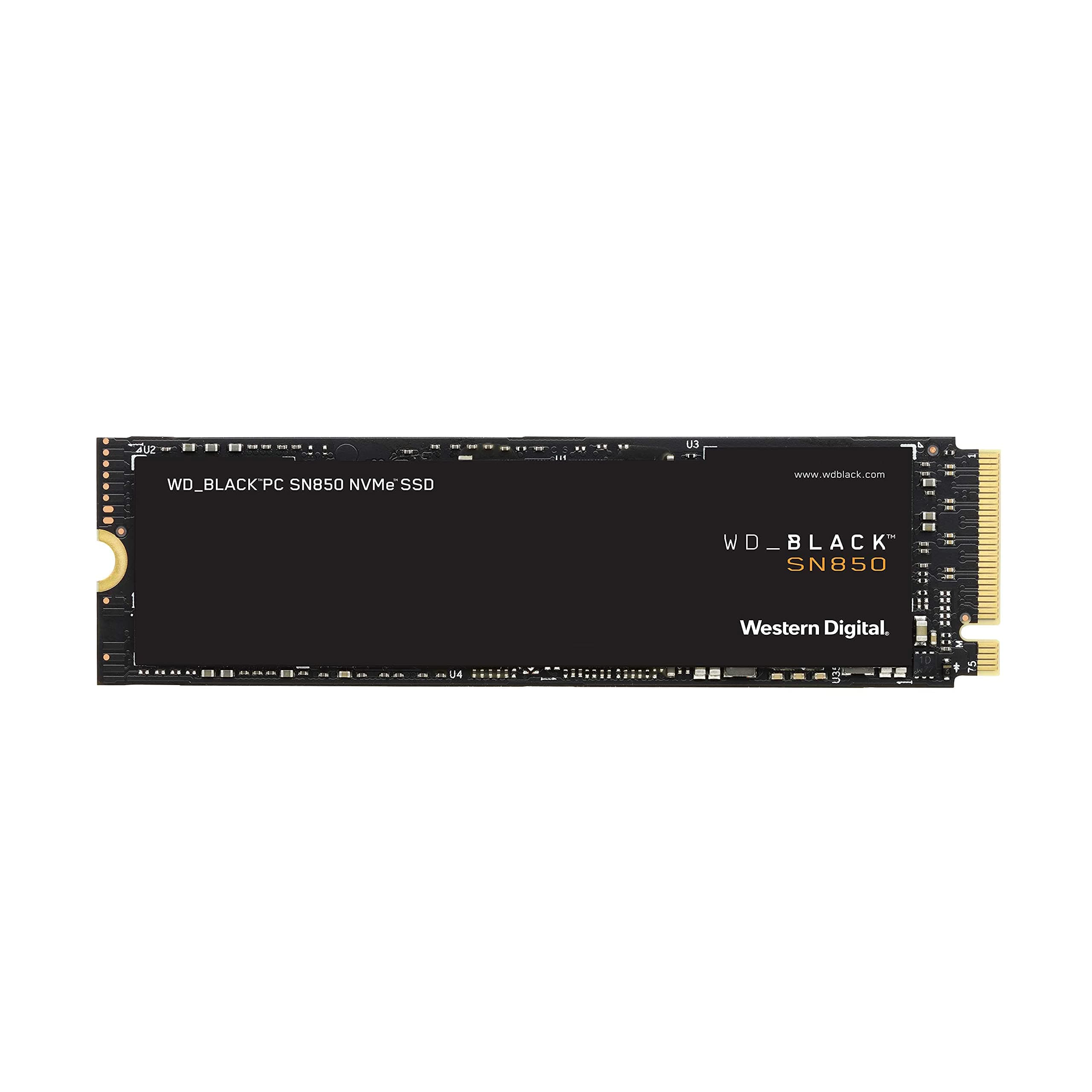 WD_BLACK SN850 NVMe SSD 1 TB interne SSD (Gaming SSD, PCIe Gen4-Technologie, Lesen 7.000 MB/s, Schreiben 5.300 MB/s) Schwarz,Festkörper-Laufwerk
