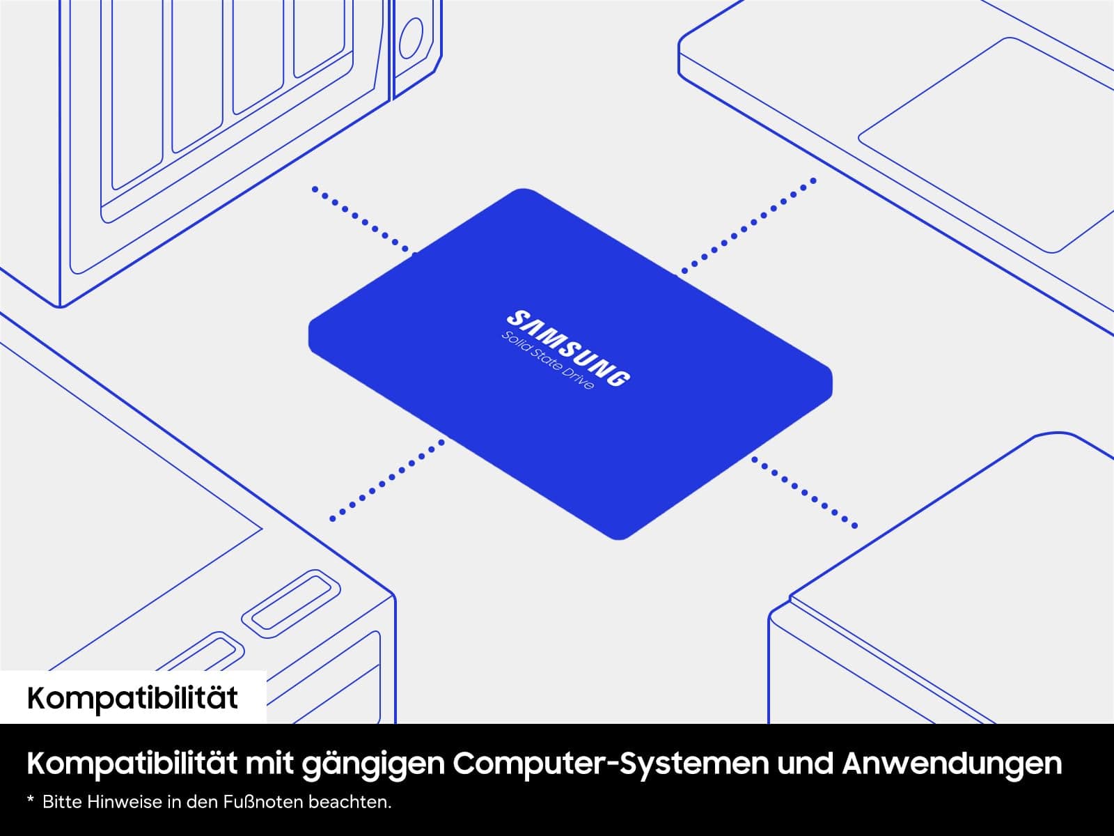 Samsung 870 EVO SATA III 2,5 Zoll SSD, 8 TB, 560 MB/s Lesen, 530 MB/s Schreiben, Interne SSD, Festplatte für schnelle Datenübertragung, MZ-77E8T0B/EU Bild 7