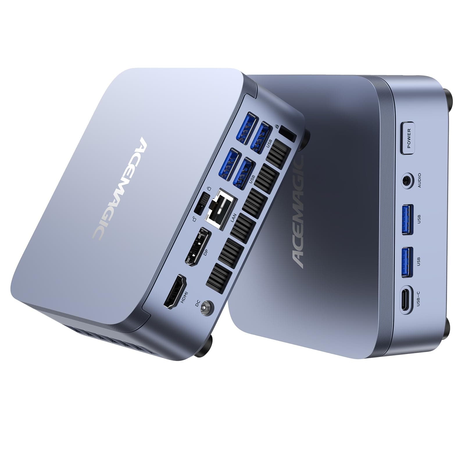 ACEMAGIC Matrix M5 Mini PC, Intel Core i9-14900HX (16C/24T), 32GB DDR4 1TB PCIe 4.0 SSD Win11 Pro Mini Computer, Intel UHD Graphics 14th, Triple 4K Display/WiFi 6 Für Gaming,3D-Rendering i9-14900HX 32 GB 1 TB