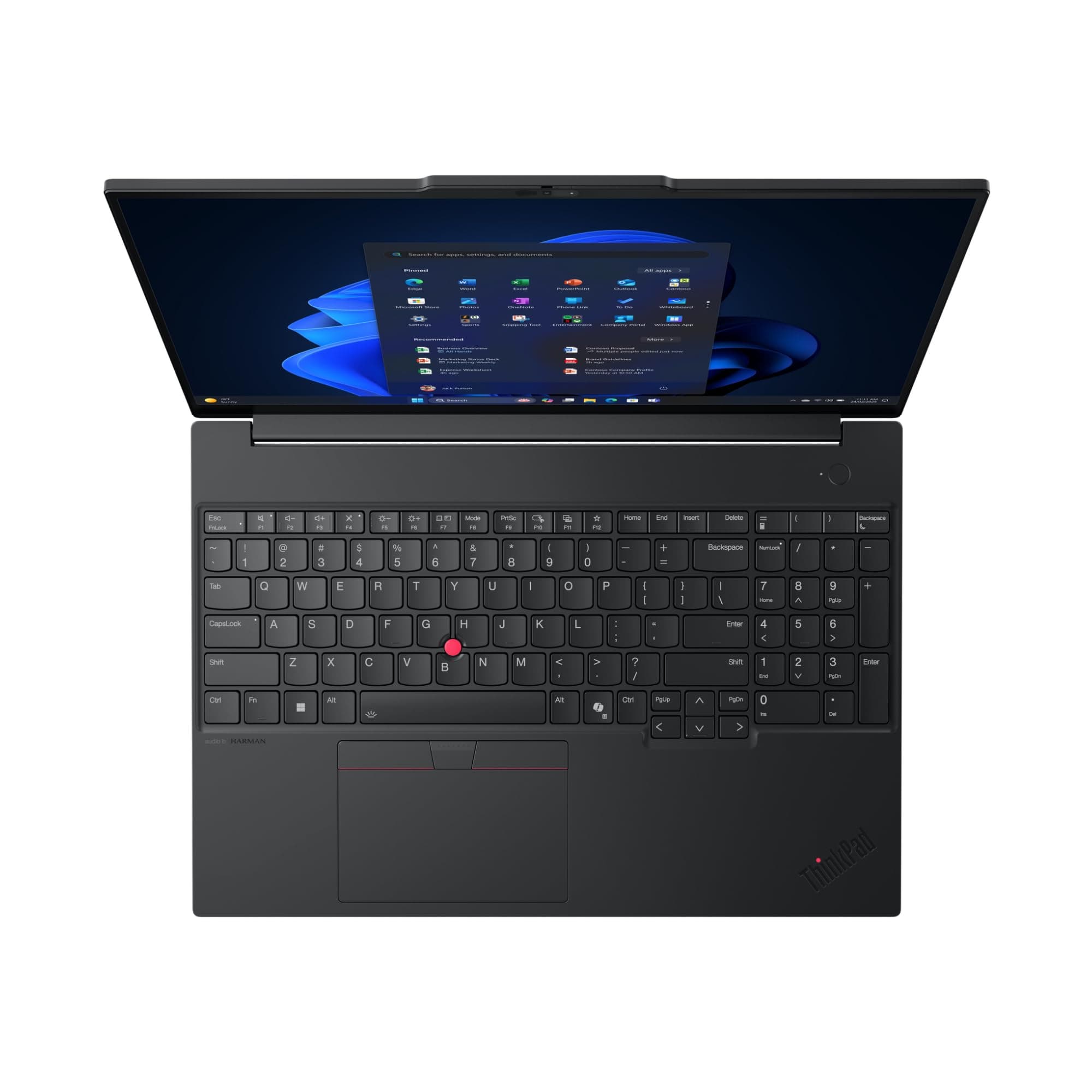 Lenovo ThinkPad E16 Gen 3 22AY - 180°-Scharnierdesign - Intel Core Ultra 7 258V - Win 11 Pro - Intel Arc Graphics 140V - 32 GB RAM - 1 TB SSD TCG Opal Encryption2, NVMe - 40.6 cm (16") IPS 1920 x 1200 Bild 7