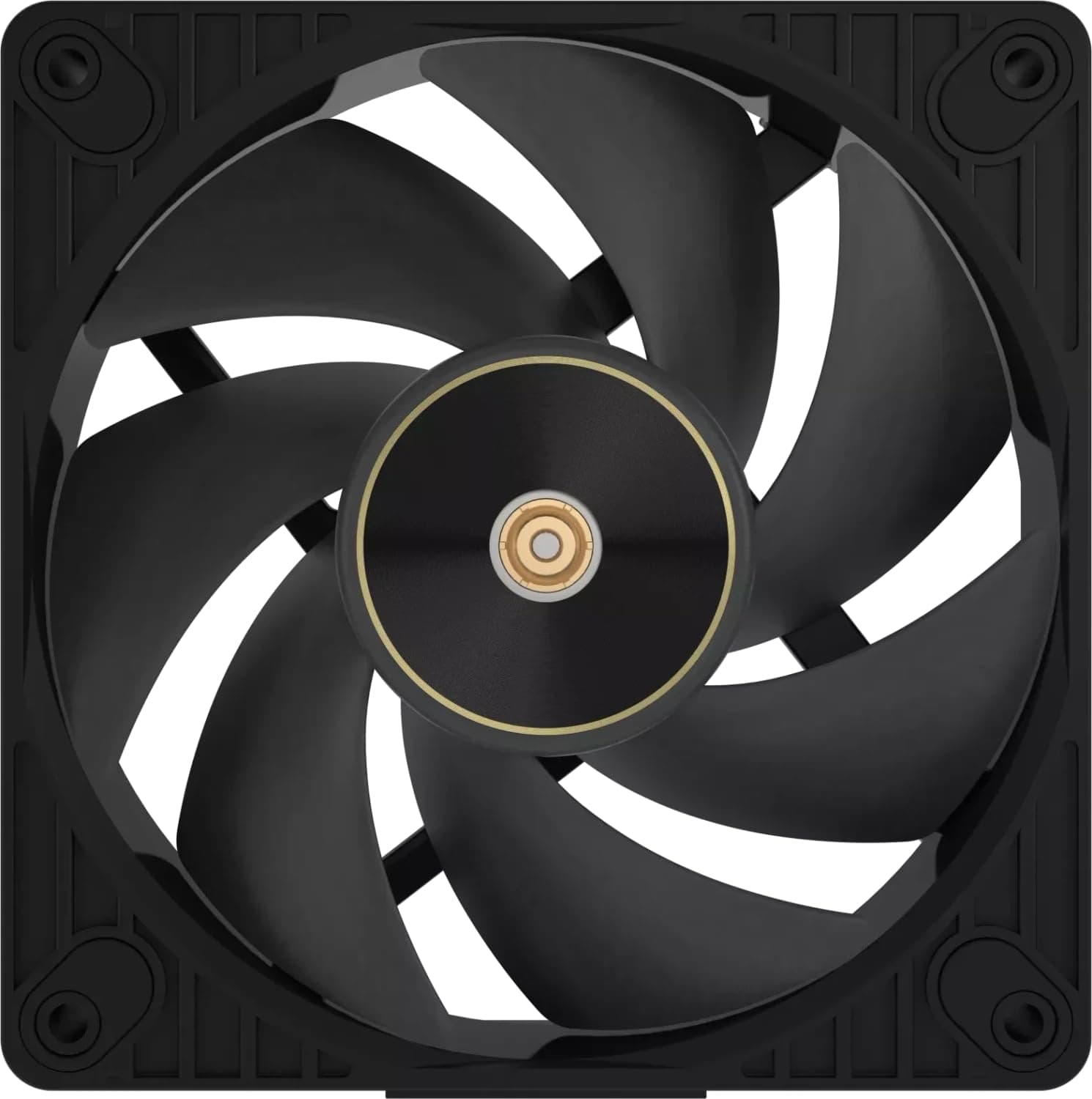 ASUS ProArt PF120 Single Pack PMW-Lüfter, 120 mm, hohe Leistung, 28 mm Rahmen, LCP-Flügel, leiser Betrieb, Präzisionstechnik, Kettenverbinder, Schwarz Bild 2