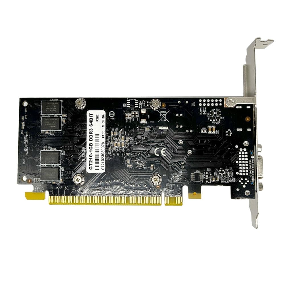 QTHREE Geforce GT 210 1G D3 64-bit Grafikkarte, 1x HDMI, 1x VGA, Low Profile Grafikkarten, Desktop-Grafikkarte für PC, PCI Express x16, DirectX 11 2 Schnittstellen Bild 5