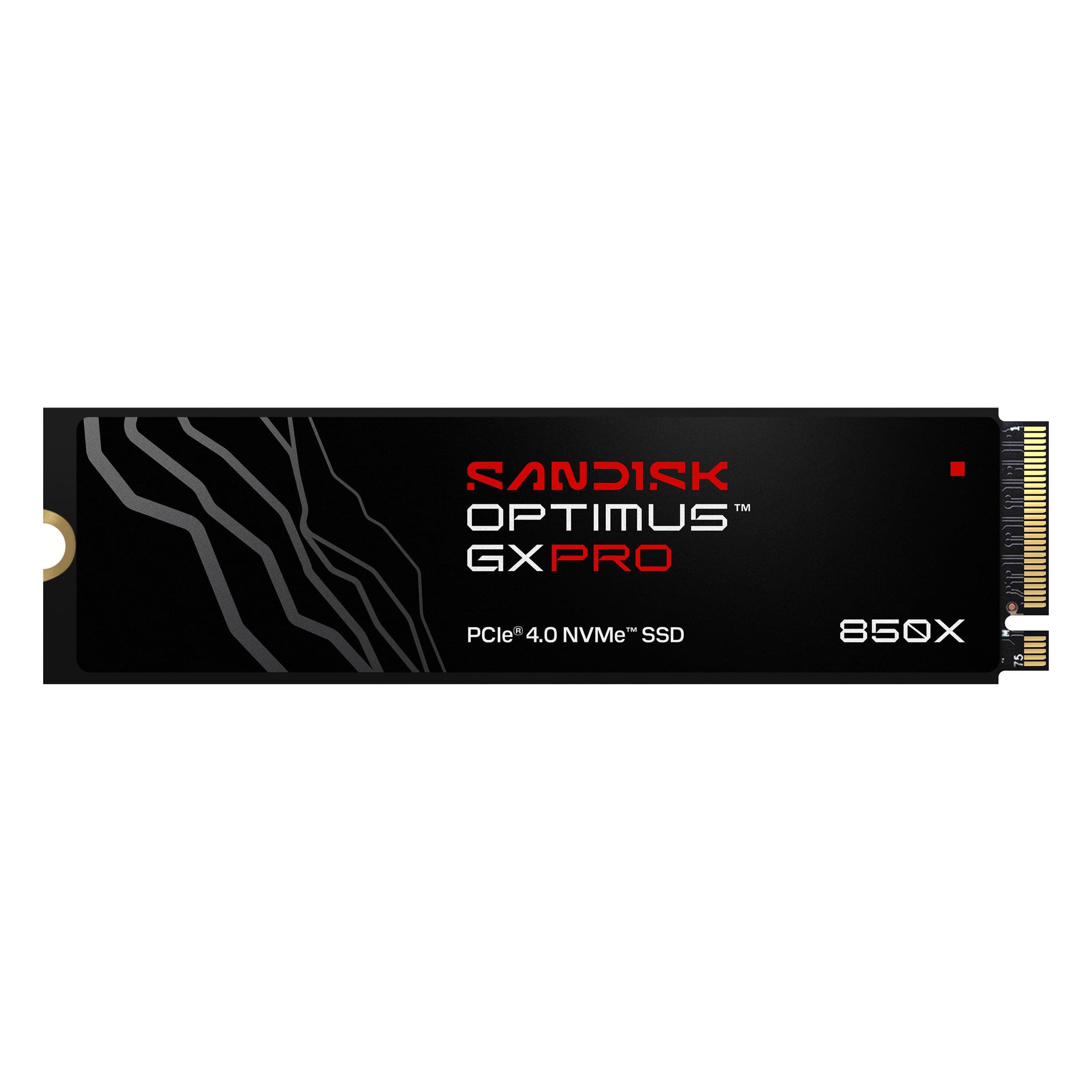 SANDISK Optimus GX PRO 850X NVMe SSD 8 TB (bis zu 7.200/6.600 MB/ssequentielles Lesen/Schreiben, M.2 2280, PCIe 4.0, bis zu 4.800 TBW) Gaming-Speichererweiterung, leistungsstarke interne SSD Non Heatsink 8 TB