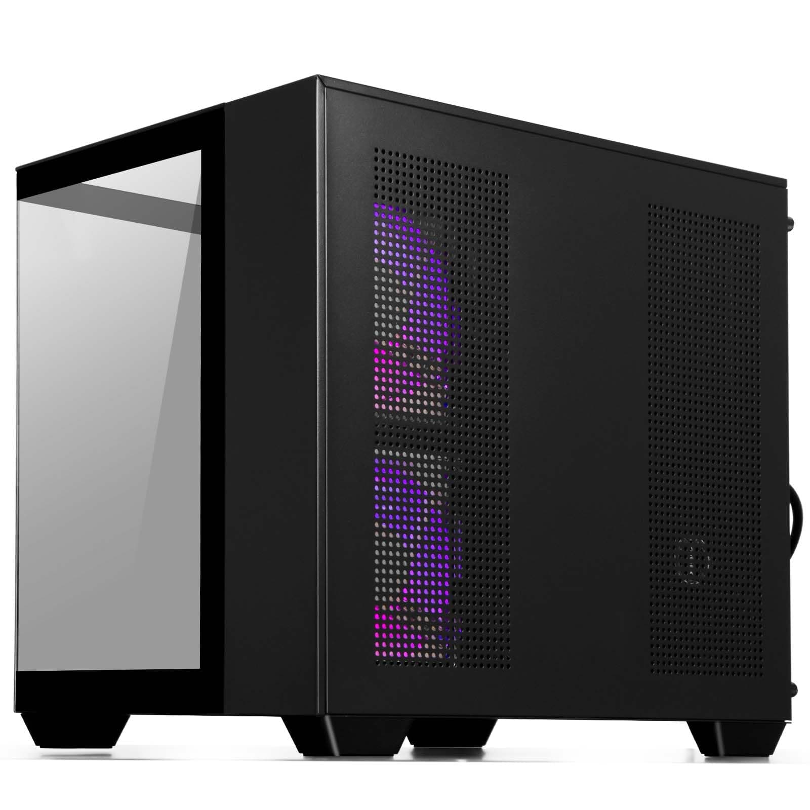 LXZ Gaming-Desktop-Computer mit Core i7-13700F, 32 GB 5600 MHz DDR5-RAM, 1TB SSD, GeForce RTX 5060-Grafikkarte – Hochleistungs-Gaming- & Design-Computer Schwarz Bild 6