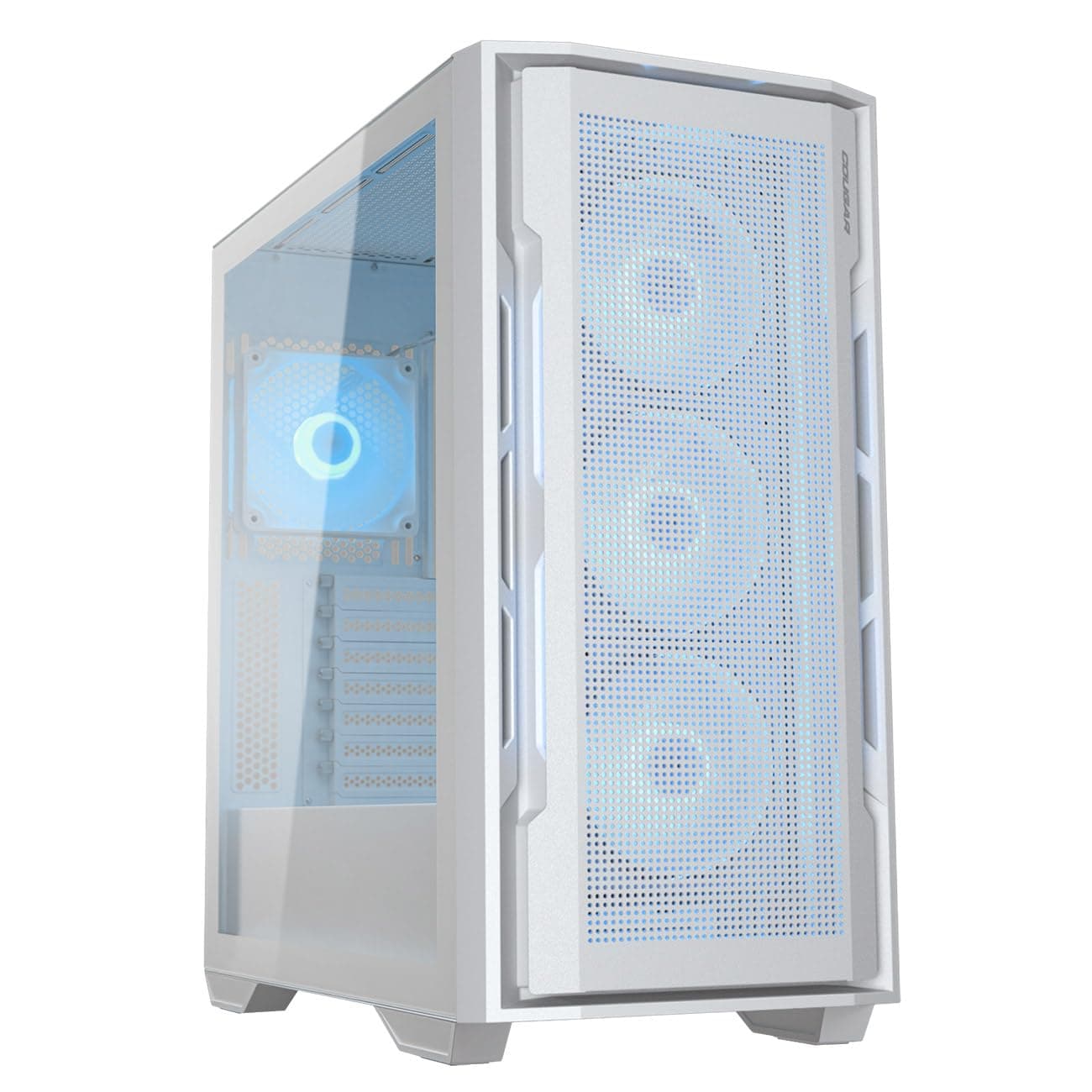 Cougar Uniface RGB Mid Tower weißes Gehäuse mit 4 x ARGB-Lüftern Bild 2