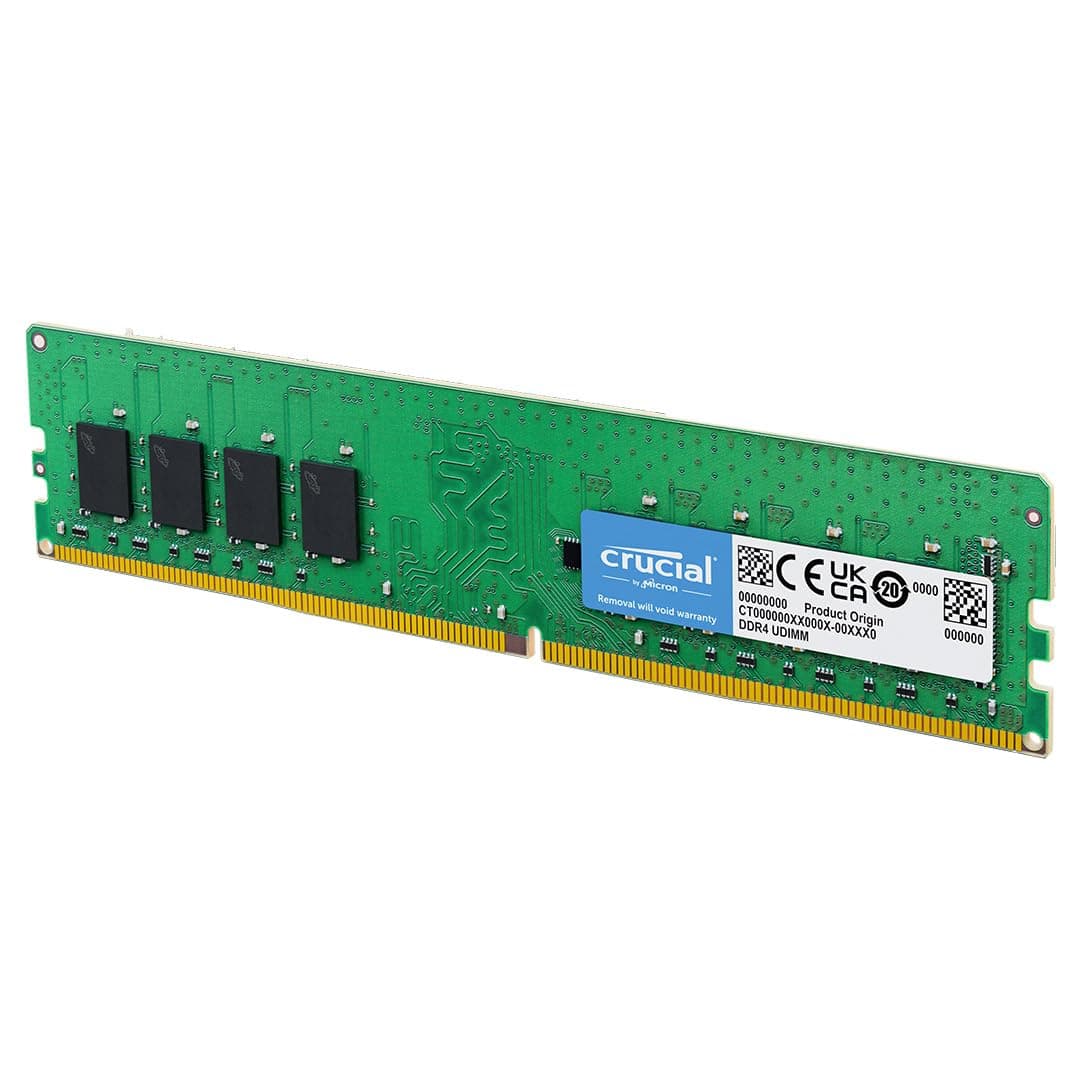 Crucial DDR4 RAM 32GB 3200MHz CL22, PC Computer Arbeitsspeicher, (auch 2933MHz / 2666MHz) - CT32G4SFD832A 3200MHz 32GB