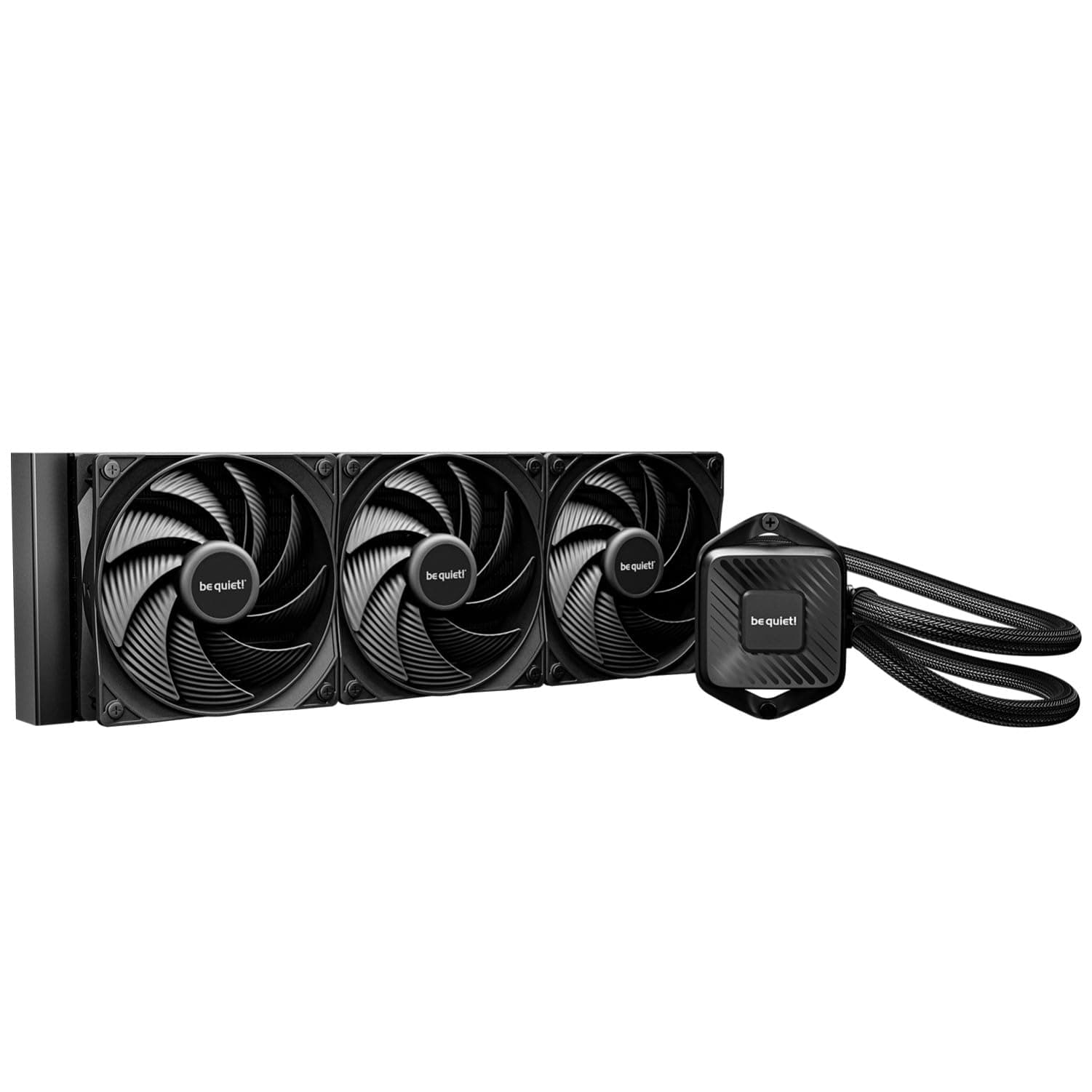 be quiet! Pure Loop 3 360 mm All-in-One-Wasserkühlung für übertaktete AMD/Intel-Systeme, 3x Pure Wings 3 120 mm PWM high-speed Lüfter, hoher statischer Druck, flüsterleise PWM-Pumpe Bild 2