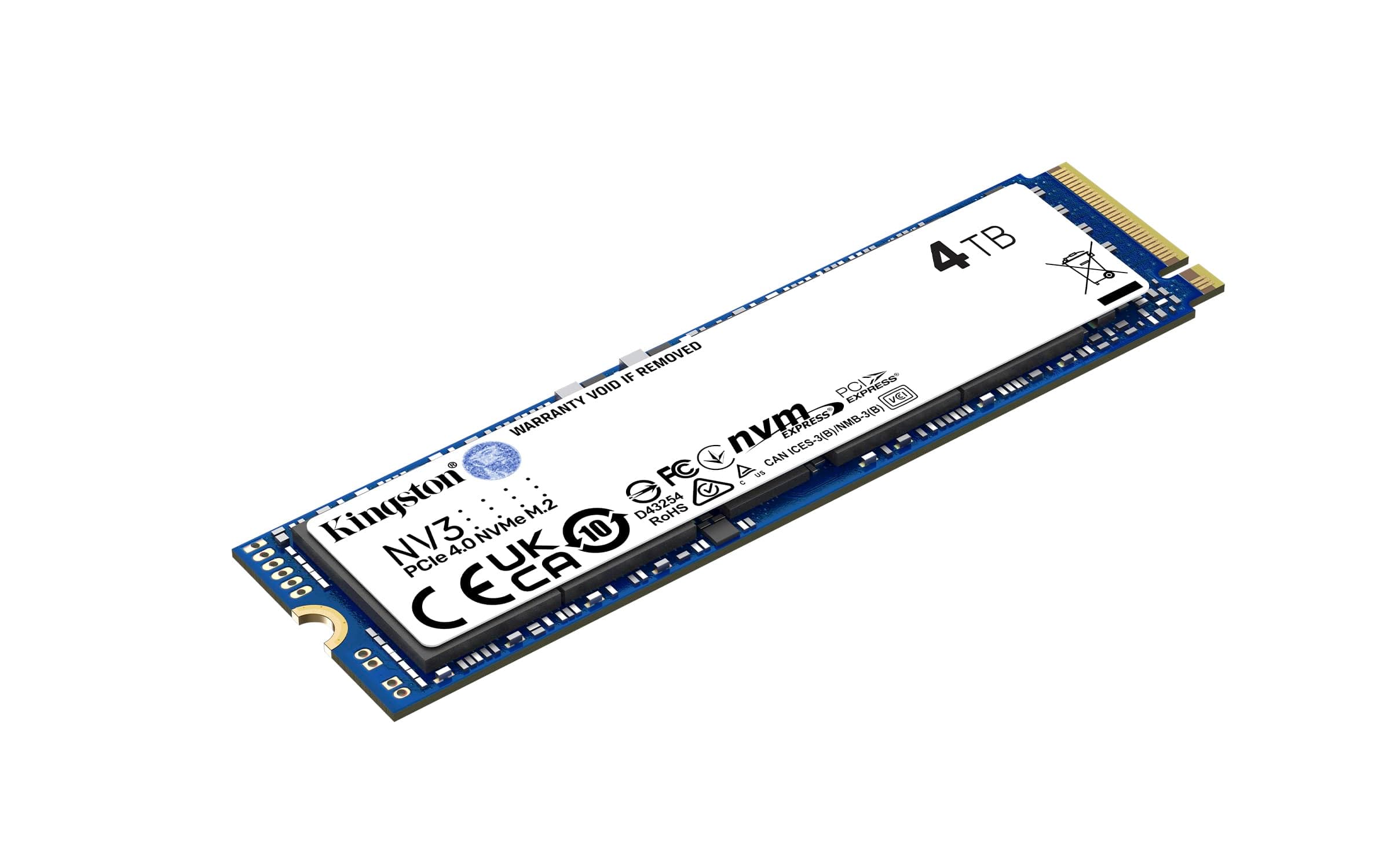 Kingston 4000 GB NV3 M.2 2280 PCIe 4.0 NVMe SSD 4TB 2280 Bild 4
