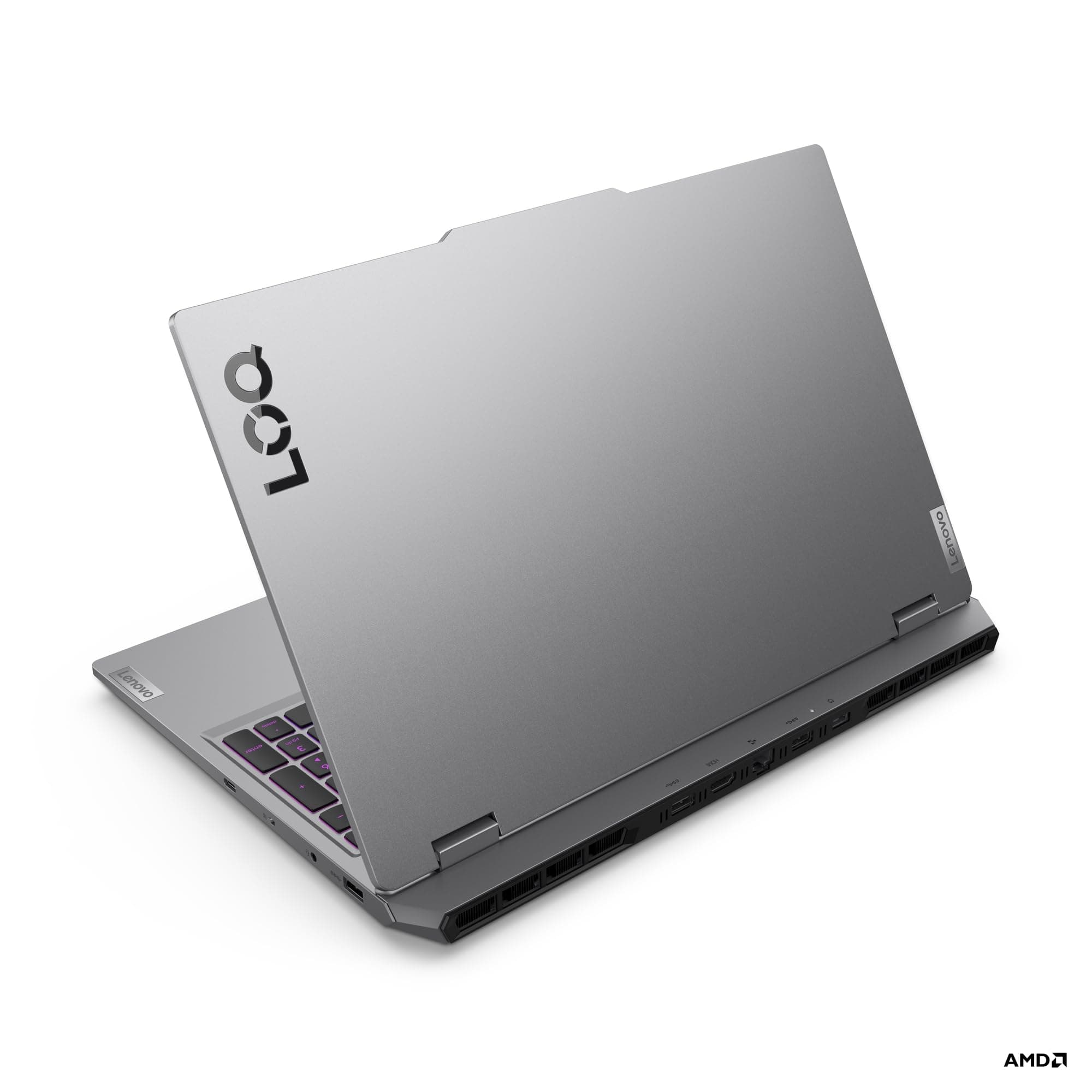 Lenovo LOQ Gaming AI Laptop | 15.6" Full HD 144Hz LCD Display |NVIDIA GeForce RTX 5060 | AMD Ryzen 7 250 | 16GB RAM | 1TB SSD | Win11 | QWERTZ | Luna Grau | Weiss beleuchtet | 3 Monate GamePass Bild 4