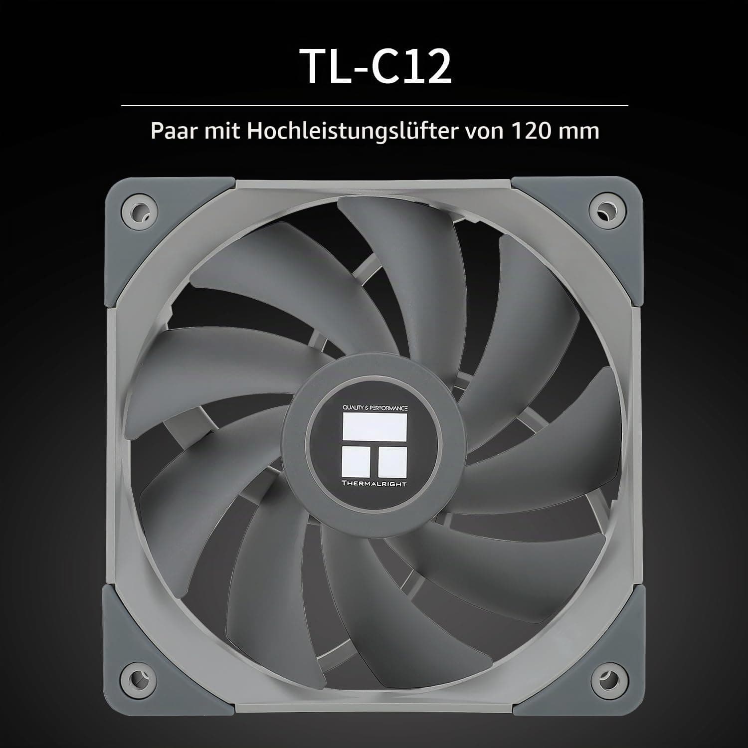 Thermalright Peerless Assassin 120 CPU-Luftkühler, 6 Heatpipes CPU-Kühler, zwei 120mm TL-C12-PWM-Lüfter, Aluminium-Kühlkörperabdeckung, AGHP, für AMD AM4/ AM5/Intel LGA18511700/1150/1151/1200/2011 PA120 Bild 7