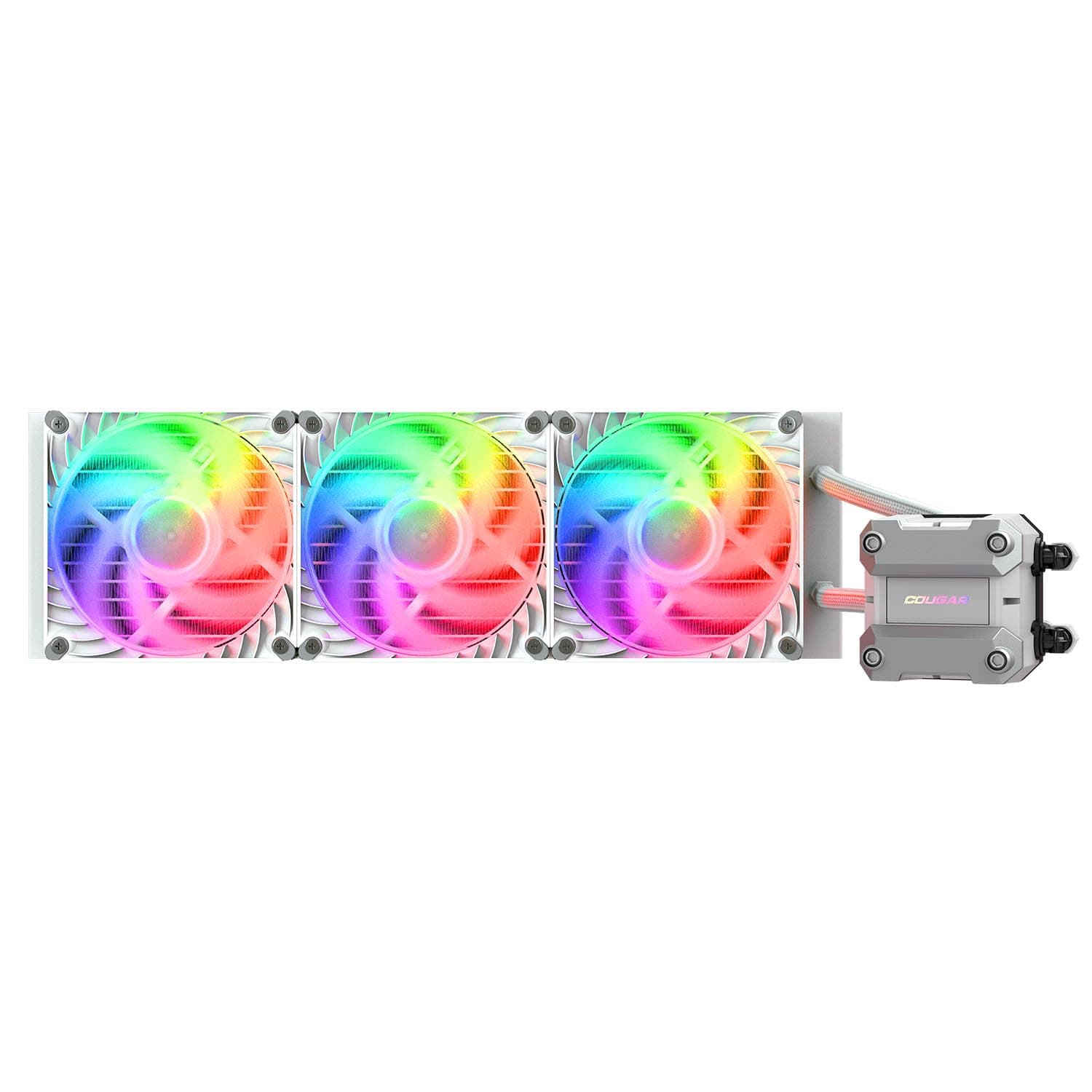 COUGAR CPU Wasserkühlung Poseidon Ultra 360, ARGB, Weiß Bild 2