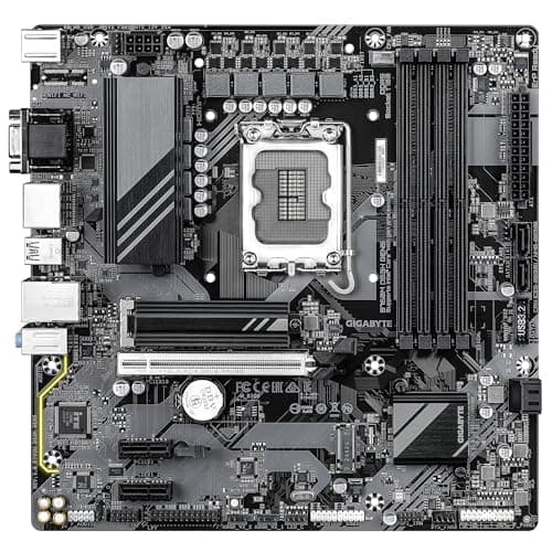 GIGABYTE B760M DS3H GEN5 Mainboard – Unterstützt Intel Core Prozessoren der 14. Generation, digitales VRM mit 6+2+1 Phasen, bis zu 5600 MHz DDR5, 2 x PCIe 4.0 M.2, 2.5GbE LAN, USB 3.2 Gen2 Bild 4