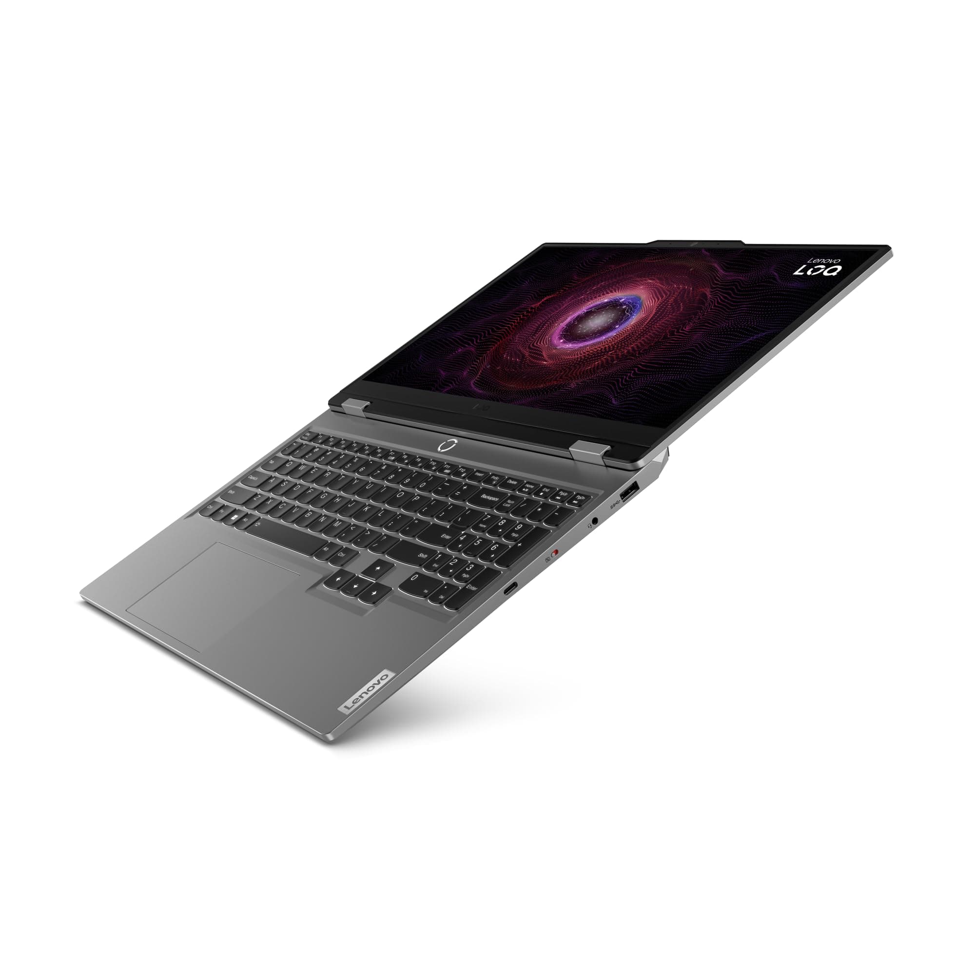 Lenovo LOQ Gaming Laptop | 15.6" Full HD 16:9 Display | 144Hz | AMD Ryzen 7 7435HS | 16GB RAM | 512GB SSD | NVIDIA GeForce RTX4050 | QWERTZ | Free DOS | grau | AI Chip LA1 Bild 4