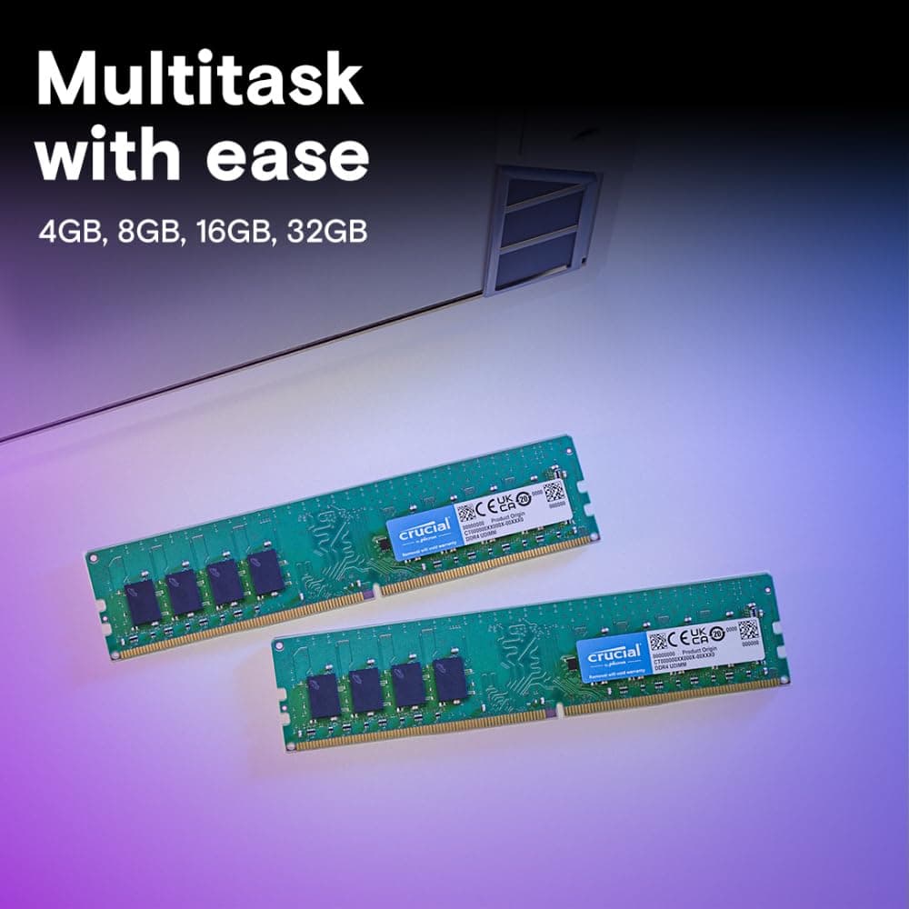 Crucial RAM 16GB DDR4 3200MHz CL22 (2933MHz oder 2666MHz) Desktop Arbeitsspeicher CT16G4DFRA32A 3200MHz 16GB Bild 8