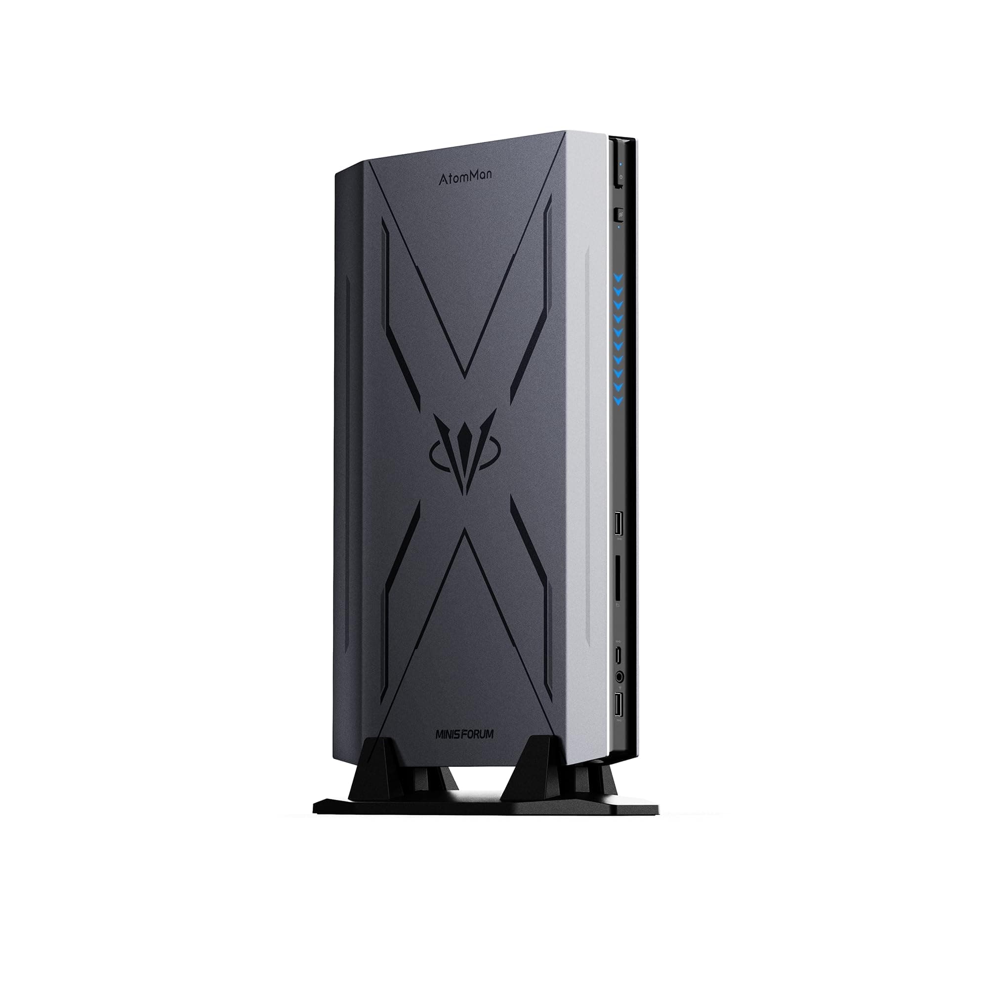 MINIS FORUM Mini PC G7 Pro, Core i9 Processor 14900HX, 24C/32 T bis zu 5.8 GHz, 32GB DDR5 Max 96GB /1TB M.2 2280 NVME SSD, HDMI/USB4/2.5G RJ45, GeForce RTX 5070 Laptop 8G Graphics Gaming Mini PC G7 Pro 32+1TB