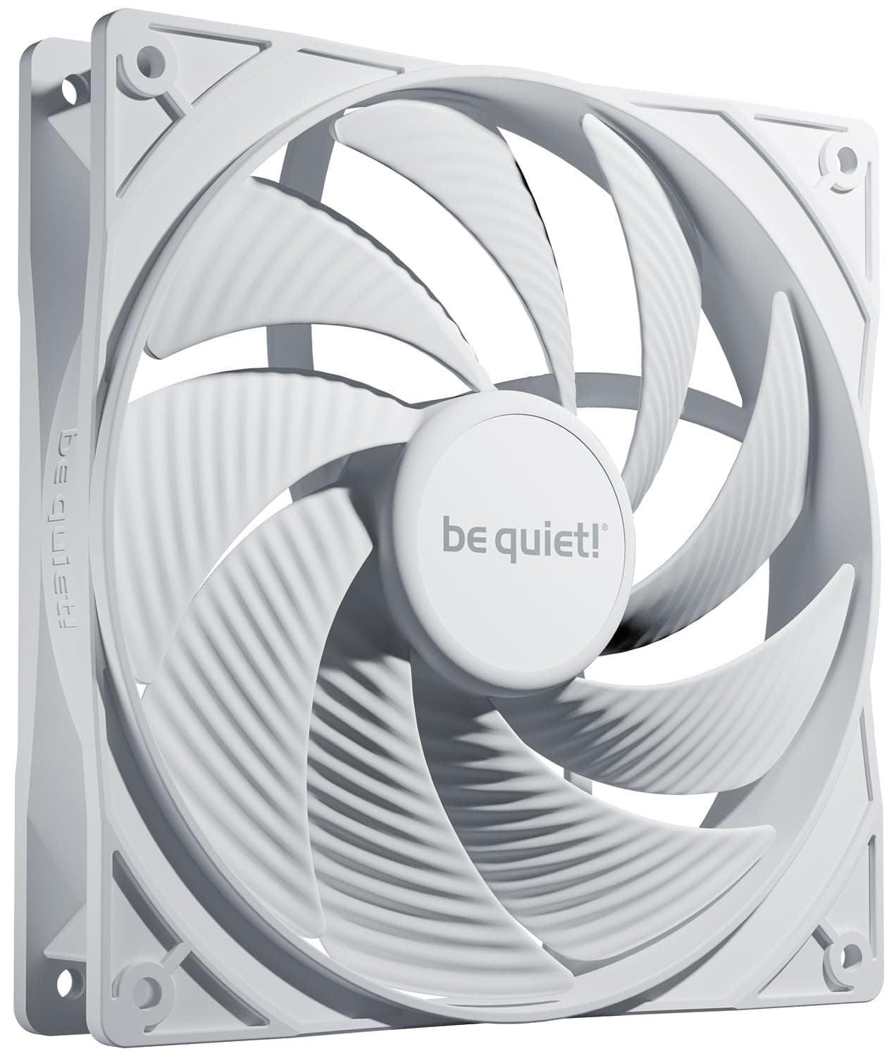 be quiet! Pure Wings 3 140mm PWM high-speed White Lüfter, innovativer Motor mit Close-Loop-Technologie, hohe Drehzahl, niedrige Mindestdrehzahl, optimierter Lüfterrahmen, außergewöhnlicher Luftdruck Bild 2