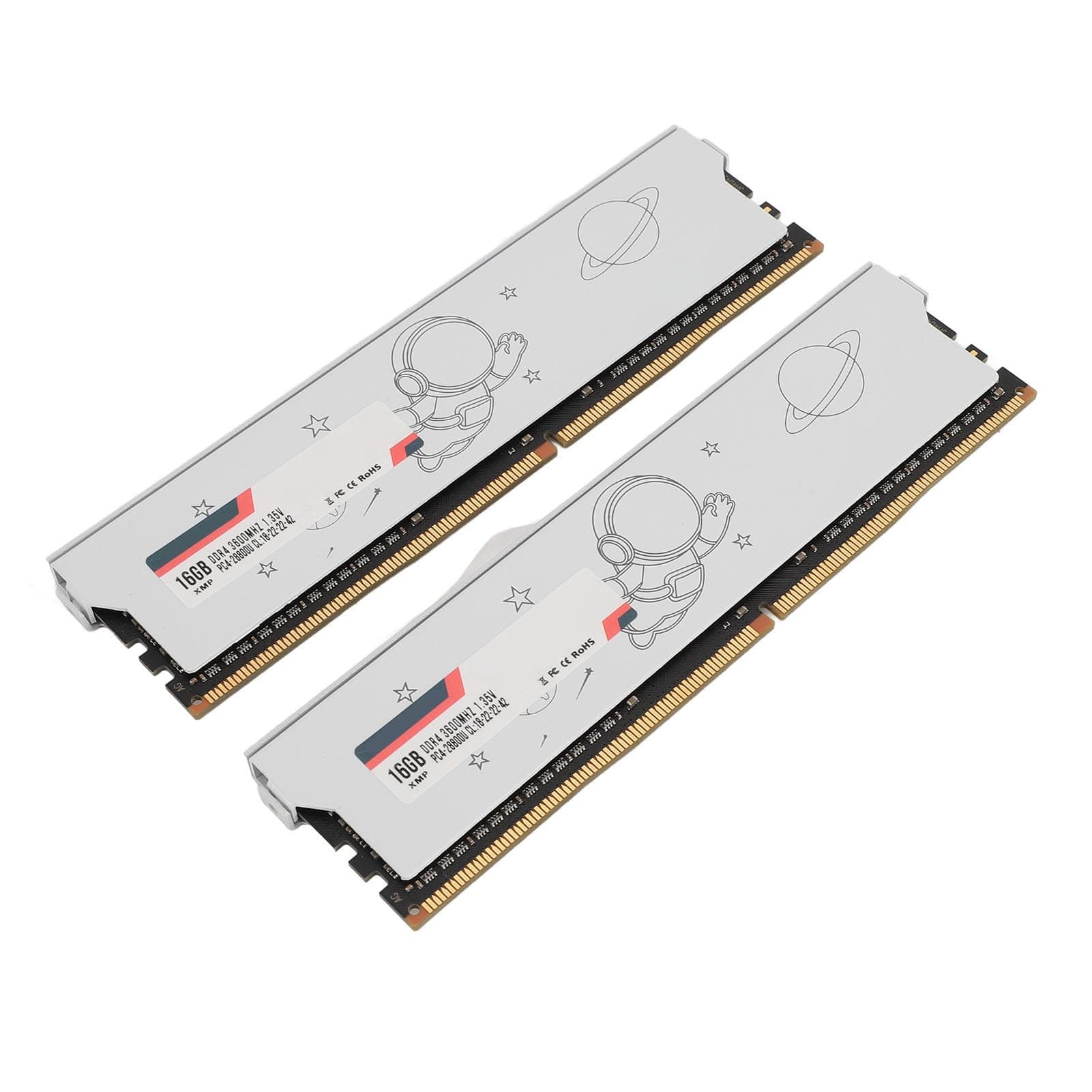 DDR4-Gaming-RAM-Modul mit Hoher Dichte für Desktop-PCs, Geschwindigkeitssteigerung für High-End-CPUs, Stabile Leistung für Gaming-Enthusiasten (DDR4 3600 MHz 32 GB (2 x 16 GB)) Bild 5