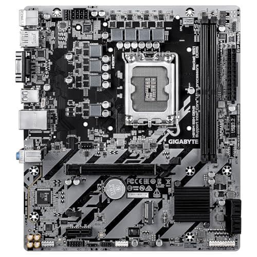 GIGABYTE H810M S2H GEN5 Mainboard – Intel Core Ultra (Serie 2) CPUs, 4+1+2-Phasen-VRM, bis zu 6400 MHz DDR5, 1× PCIe-4.0-M.2, 1-GbE-LAN, USB 3.2 Gen 1 Bild 4