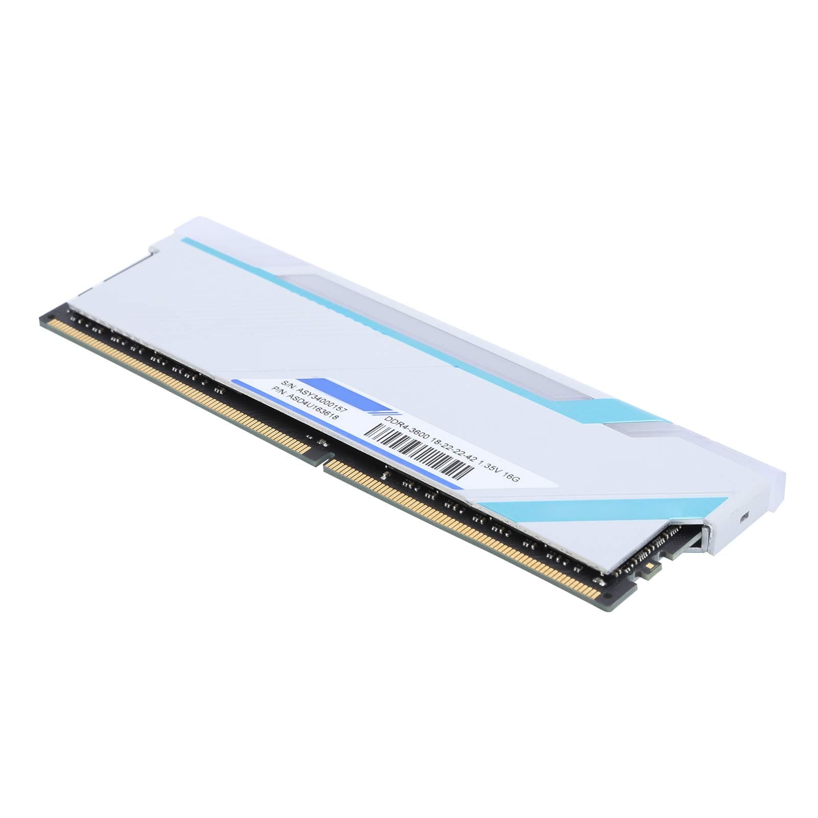 ASINT Prime RGB DDR4 16 GB RAM-Modul mit 3600 MHz Frequenz für Desktop-Gaming 1,35 V (DDR4 3600 MHz 16 GB)